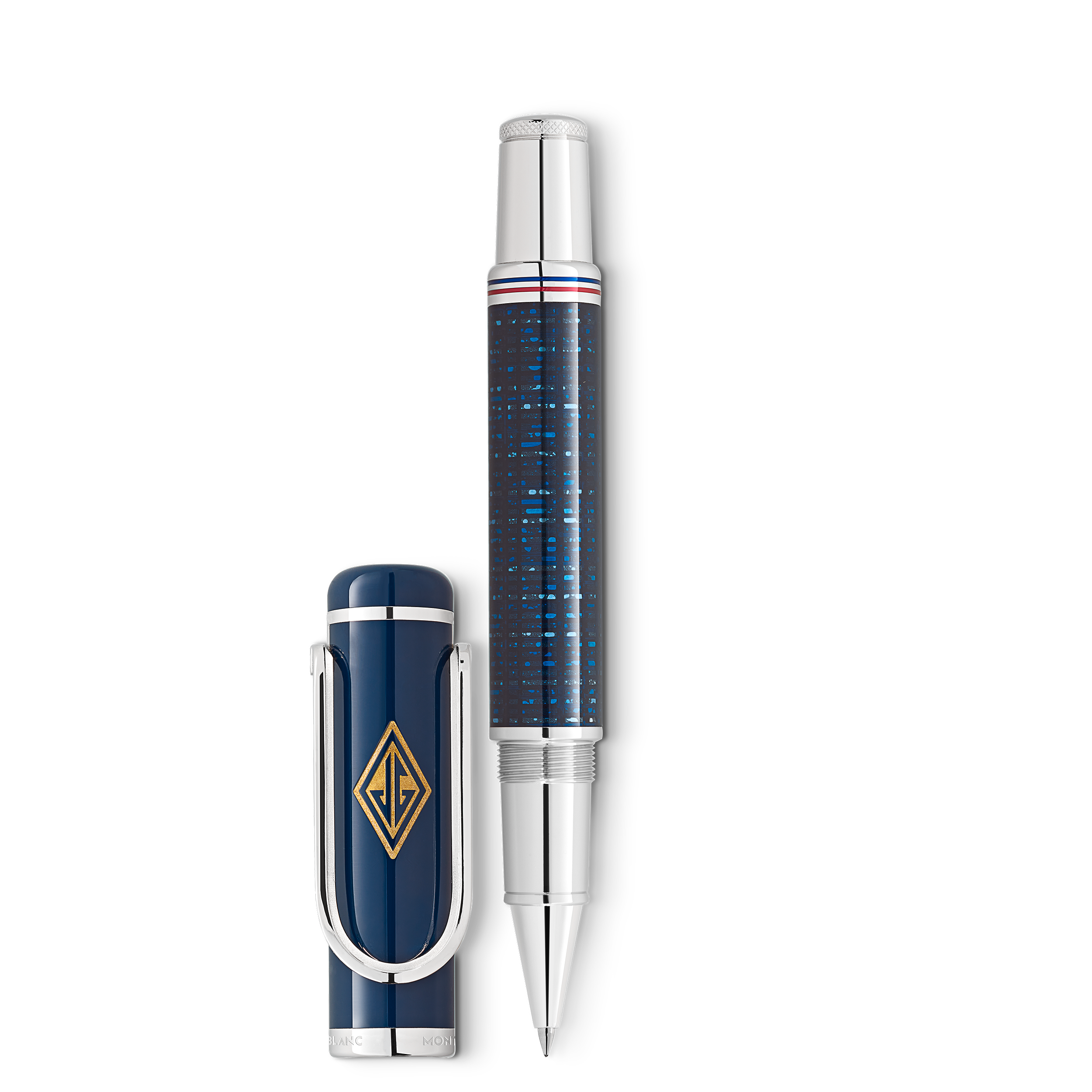 Montblanc - Great Characters Homage To The Great Gatsby Special Edition Rollerball - Precious Resin - Mb130658 - Rollerballs   Blue