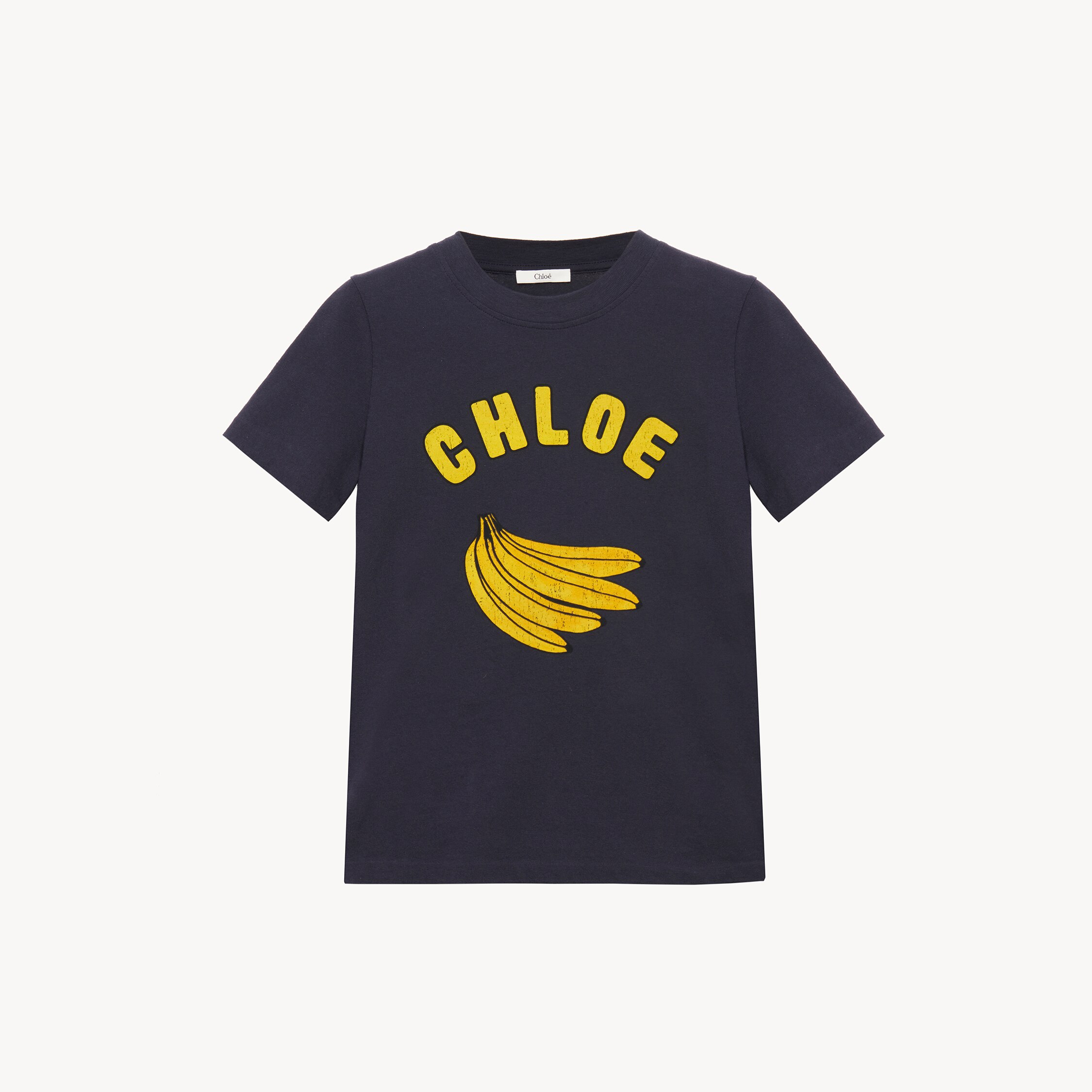 Chloé Baby Fit Logo T-shirt In Cotton Jersey In Blue
