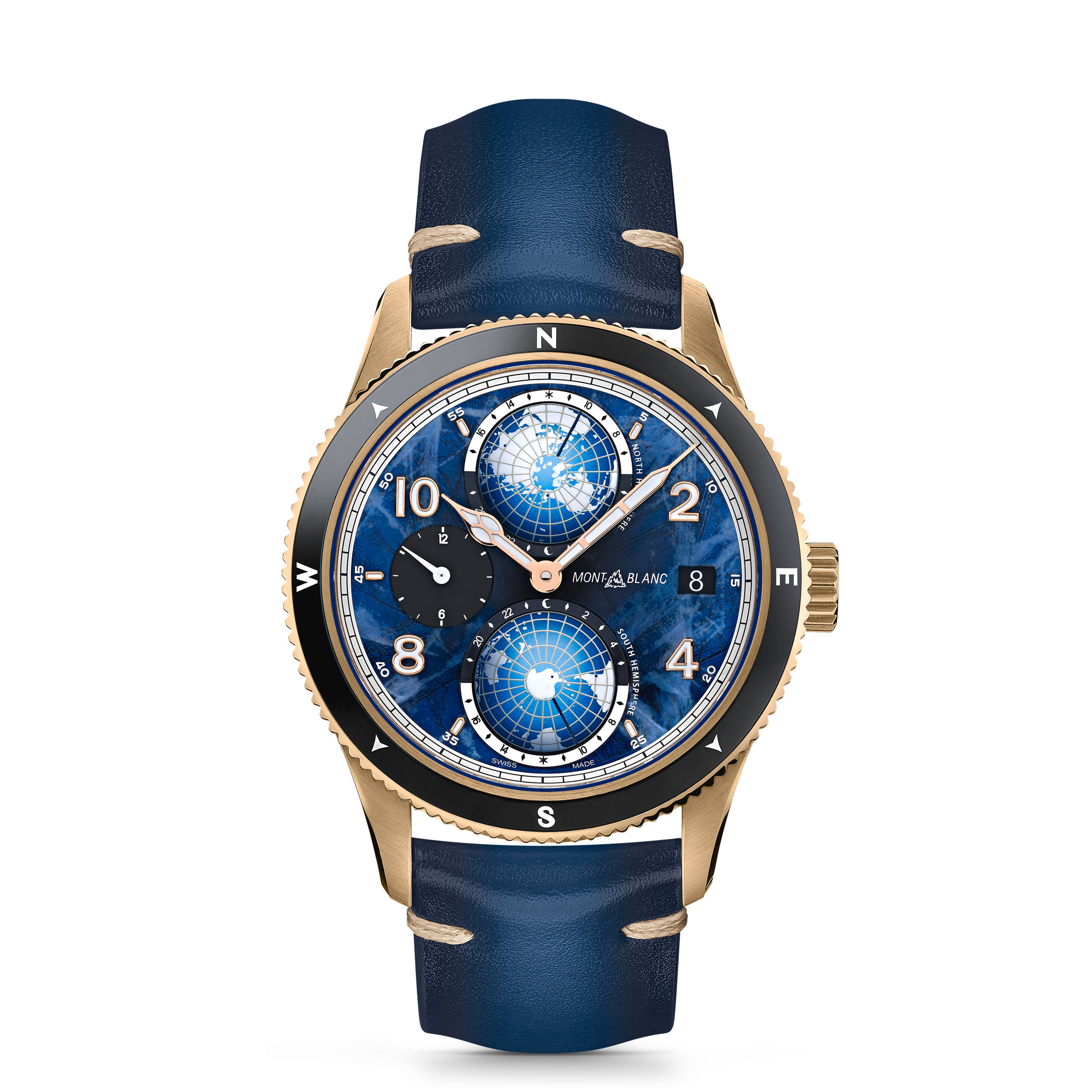 Montblanc - 1858 Geosphere 0 Oxygen Limited Edition - 1786 Pieces - Mb129415 - Watch Men's Blue