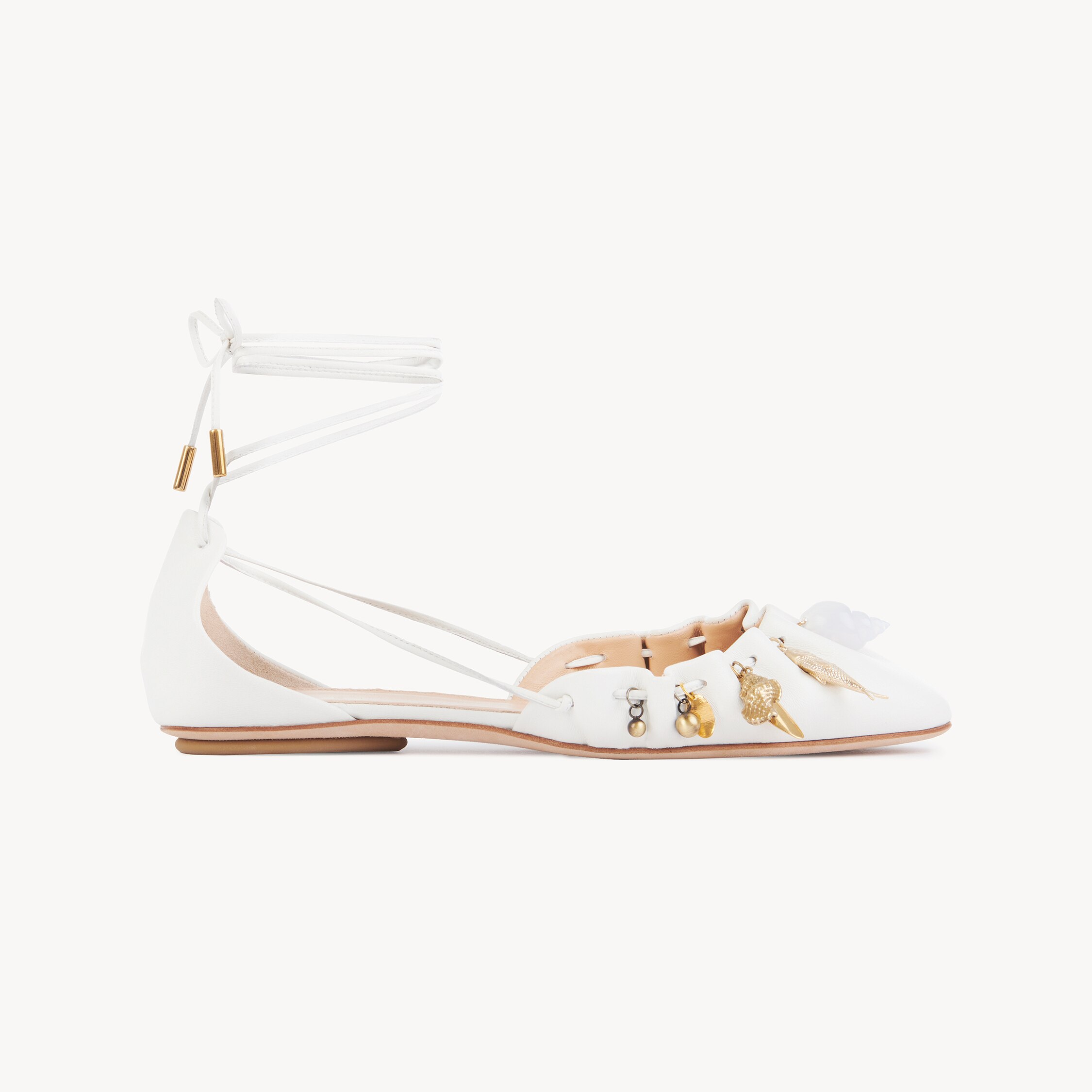 Chloé Sea Treasures Ballerina In White