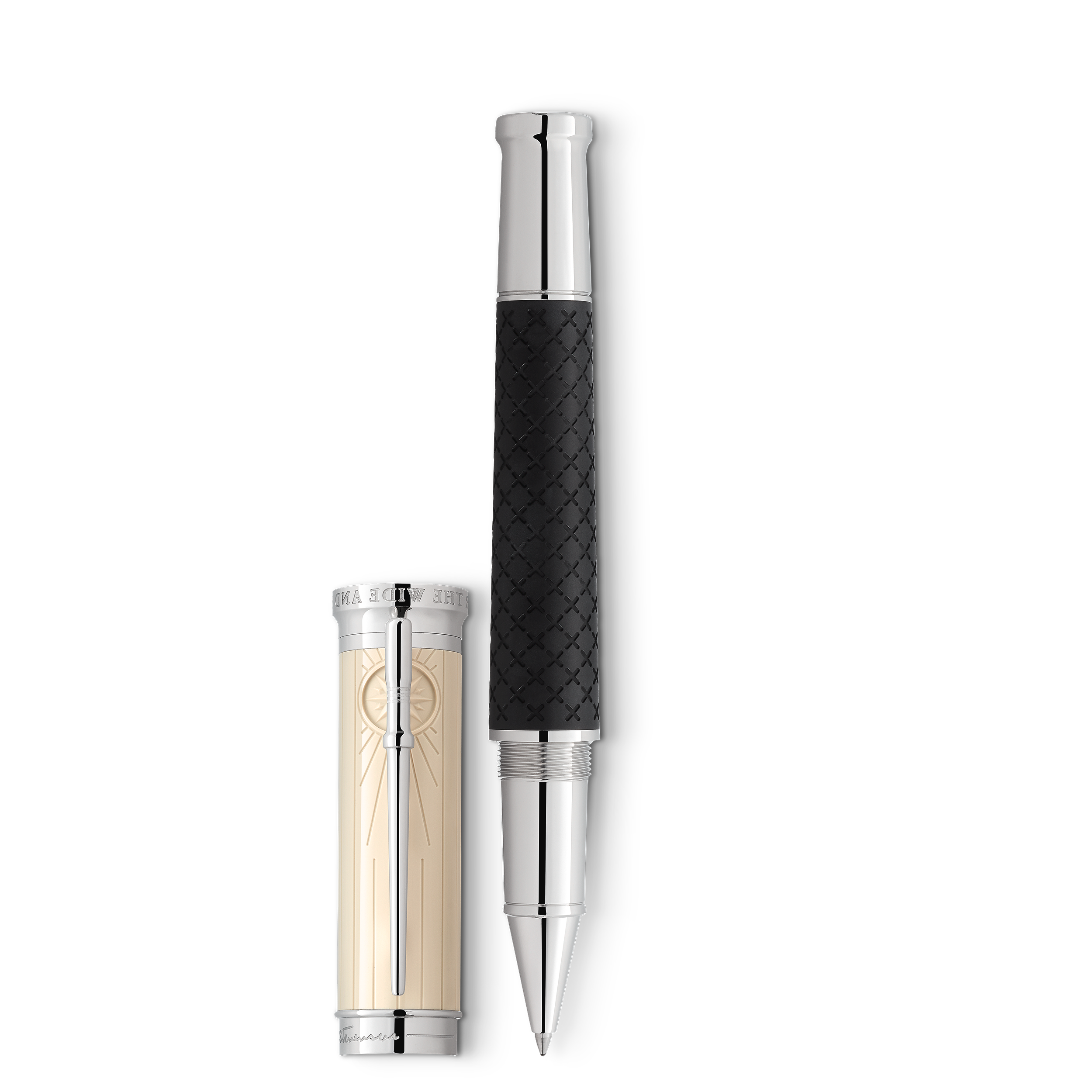 Montblanc - Writers Edition Homage To Robert Louis Stevenson Limited Edition Rollerball - Precious Resin - Mb129418 - Rollerballs Black