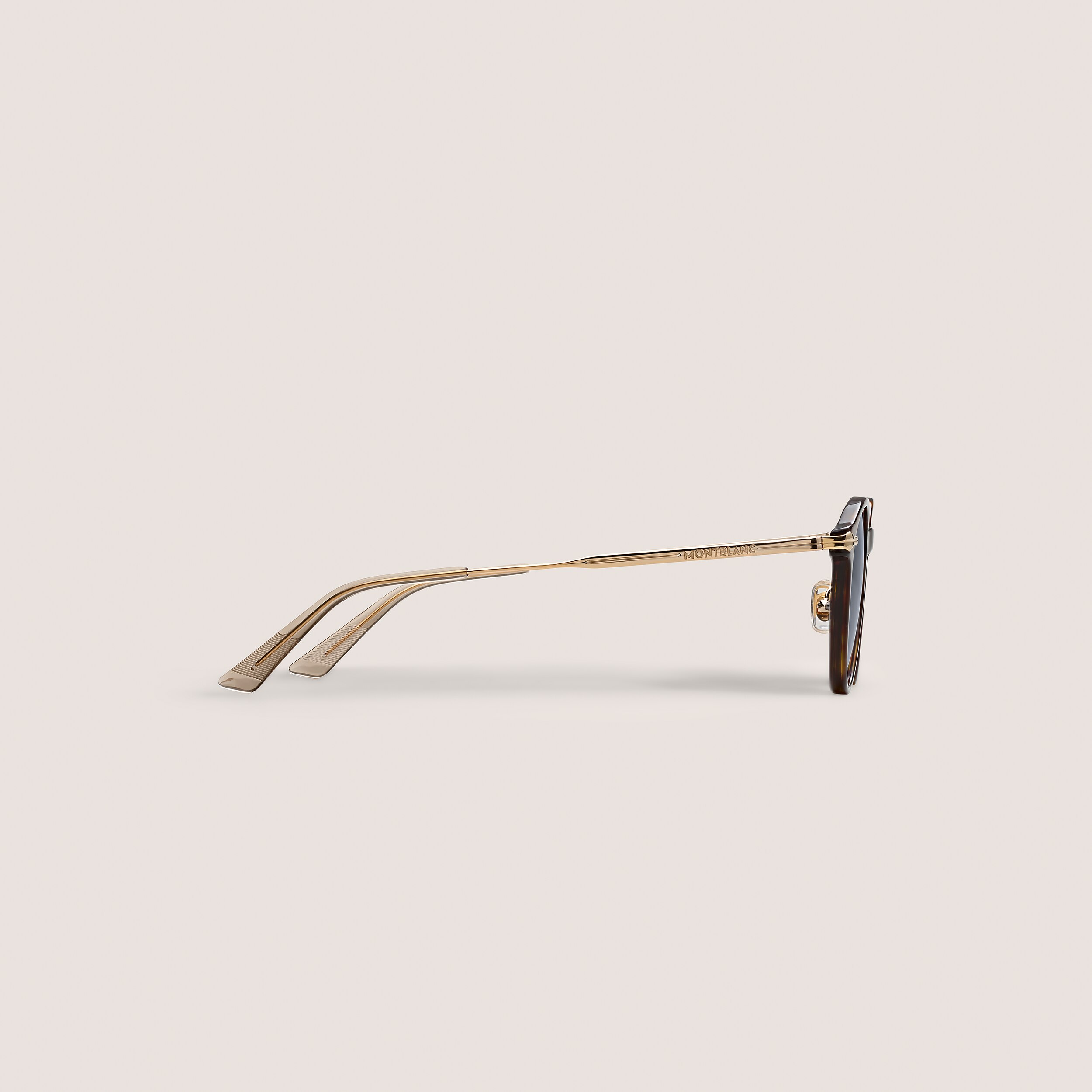  Montblanc - Runde Sonnenbrille Mit Havana-acetatrahmen - Havanna - Kunststoff - Mb134461 - Sonnenbrillen 
