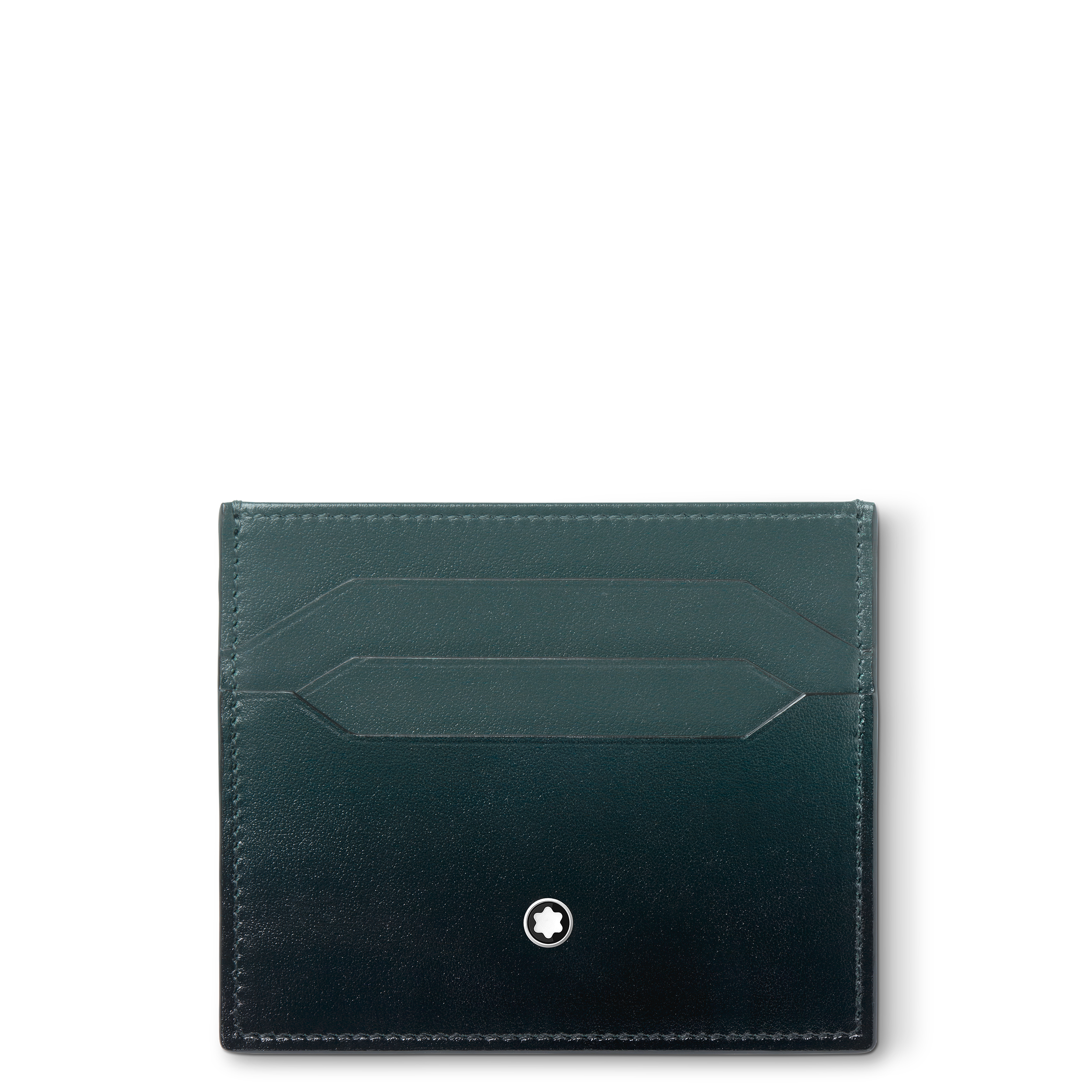 Montblanc - Card Holder 6Cc In Meisterstück Sfumato Leather - Leather - Mb198275 - Card Holders   Sfumato British Green