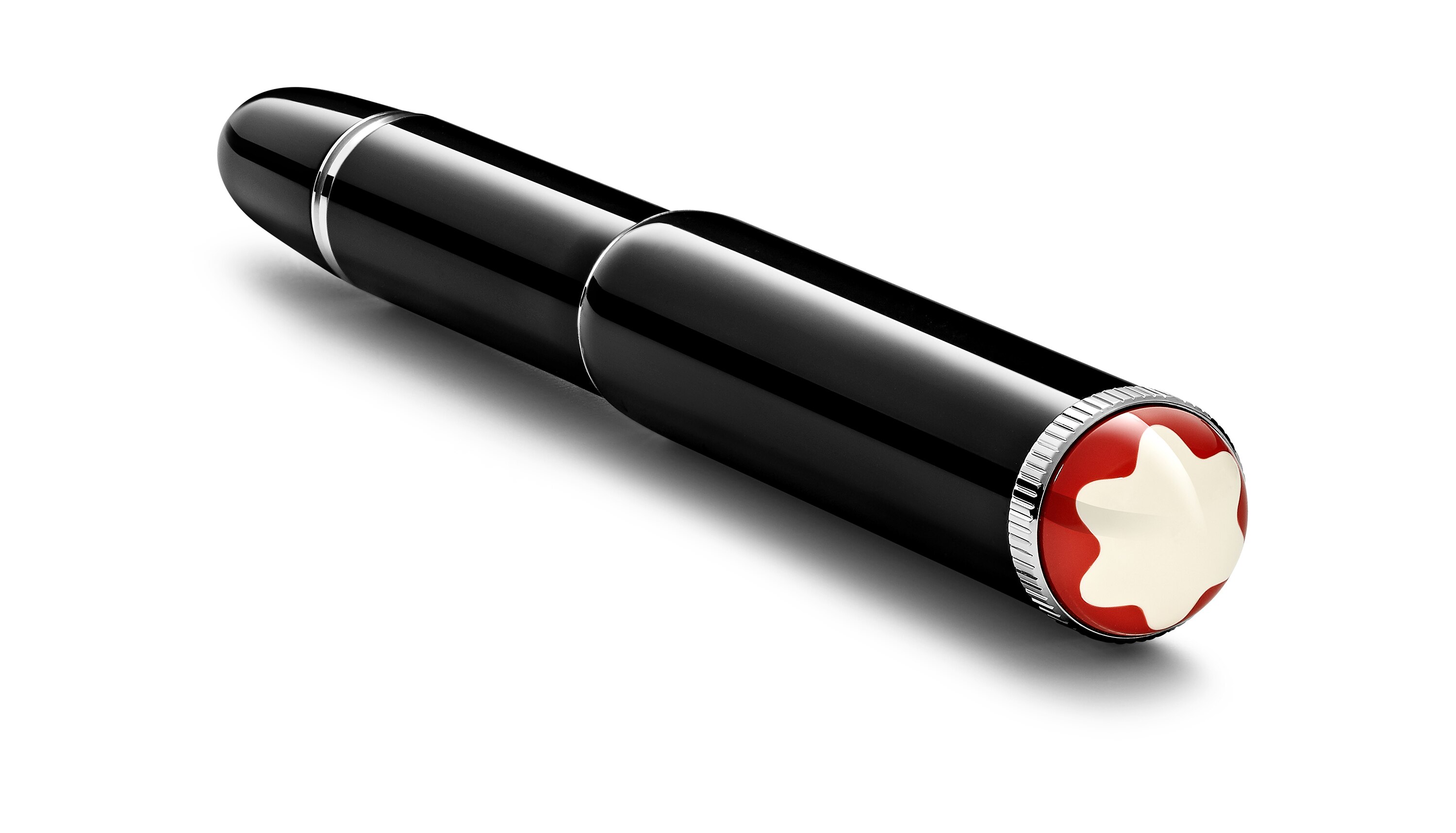 Montblanc - Roller Montblanc Heritage Rouge Et Noir “baby” Edizione Speciale Nera - Nero - Pregiata Lacca - Mb127852 - Roller 