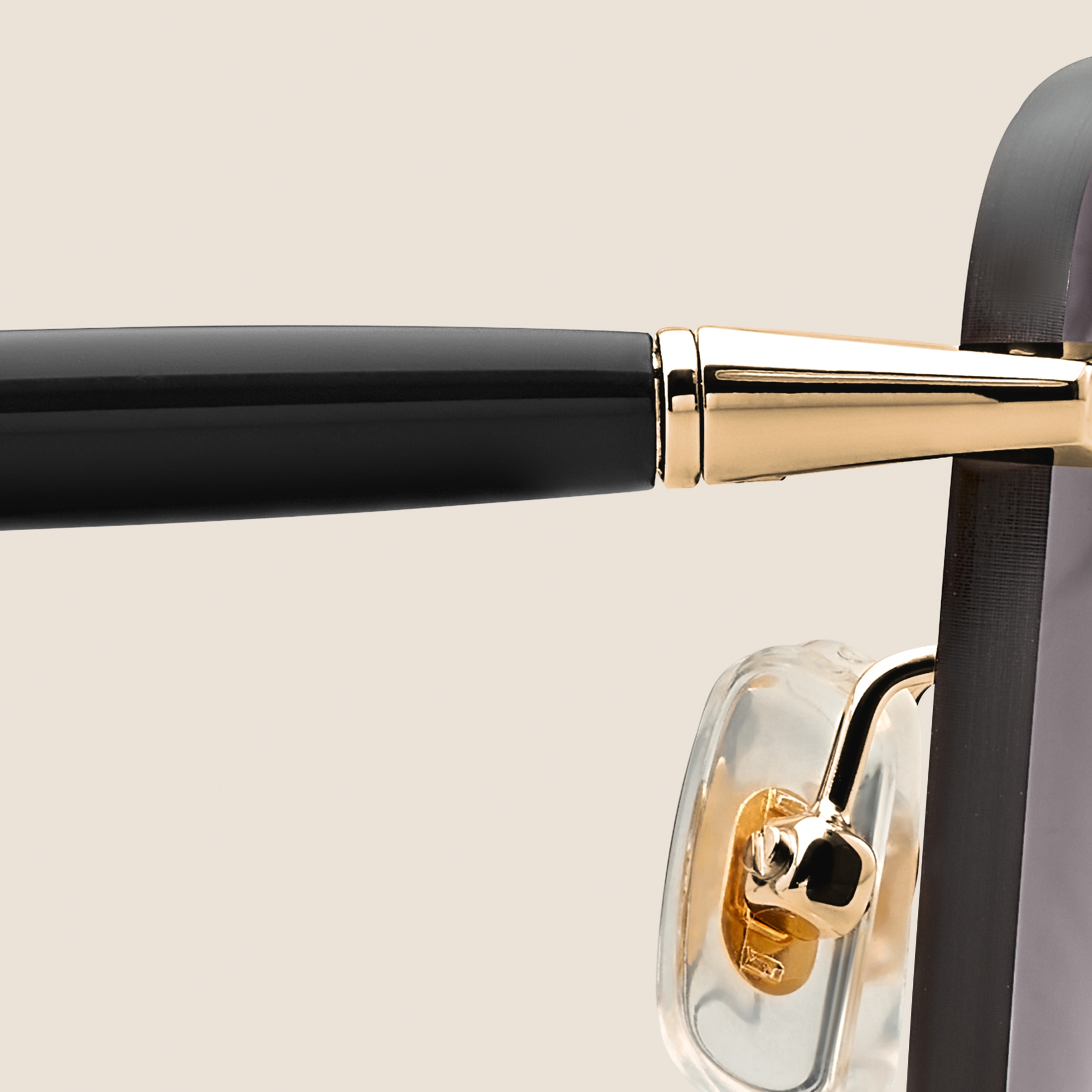  Montblanc - Occhiali Da Sole Con Montatura Rotonda In Metallo Color Oro - Mb136910 - Occhiali Da Sole 