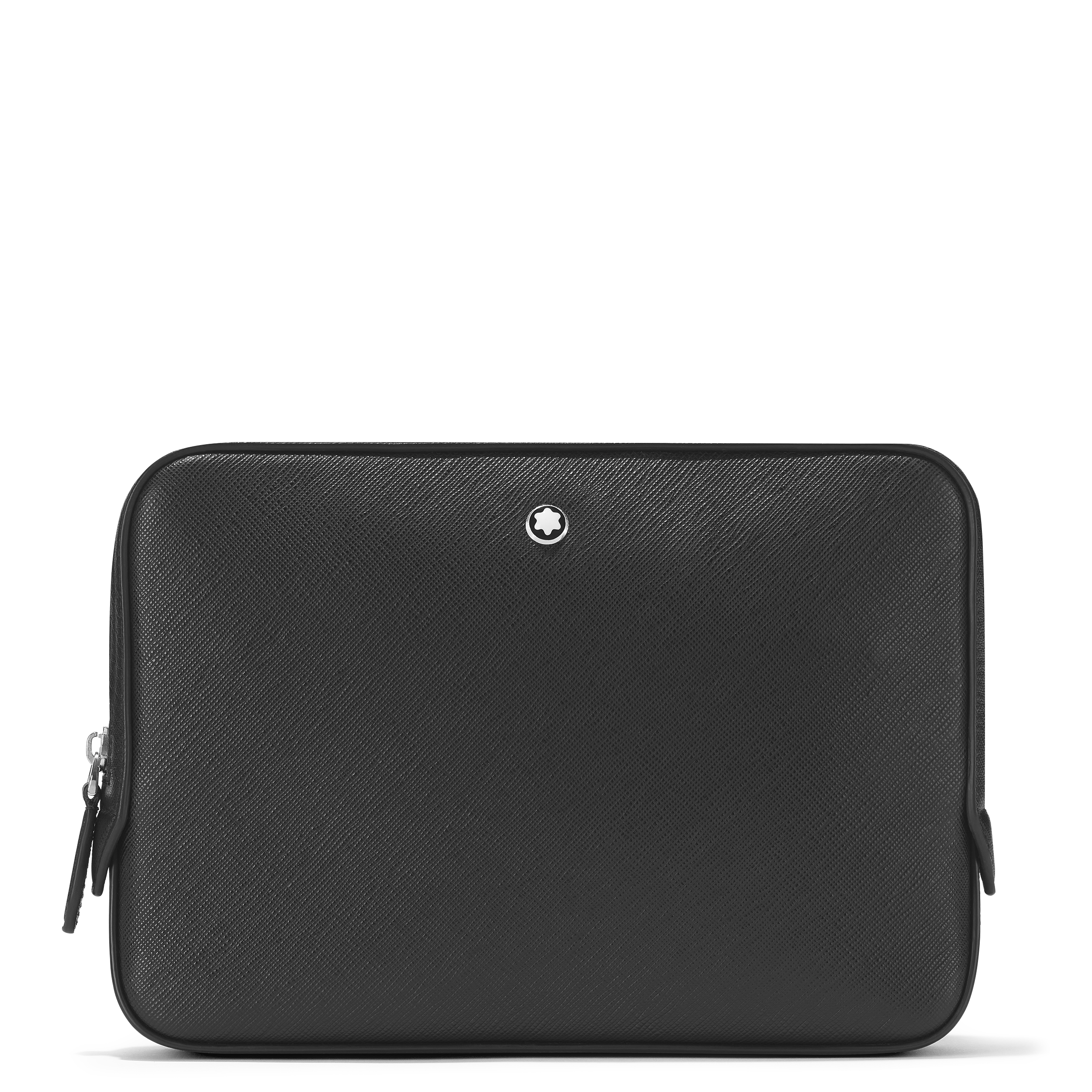 Montblanc - Small Crossbody Bag In Sartorial Leather - Leather - Mb130308 - Messengers   Black