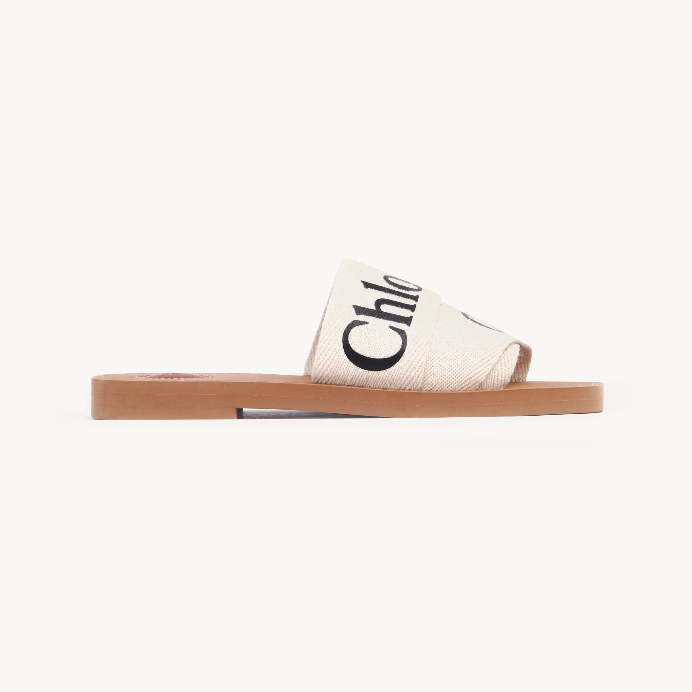 Chloé Woody Mule In White