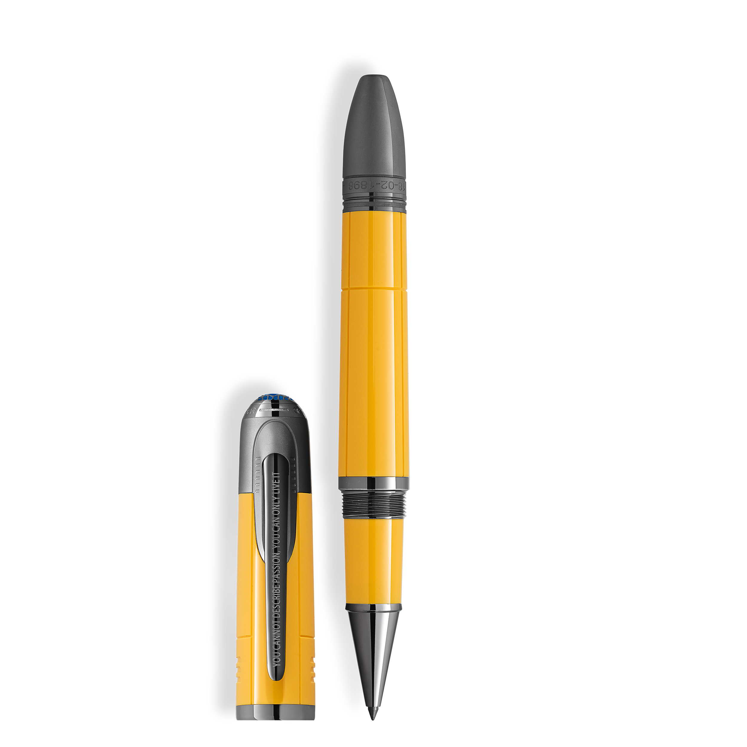 Montblanc - Great Characters Enzo Ferrari Special Edition Giallo Modena Rollerball - Precious Resin - Mb130662 - Rollerballs   Yellow