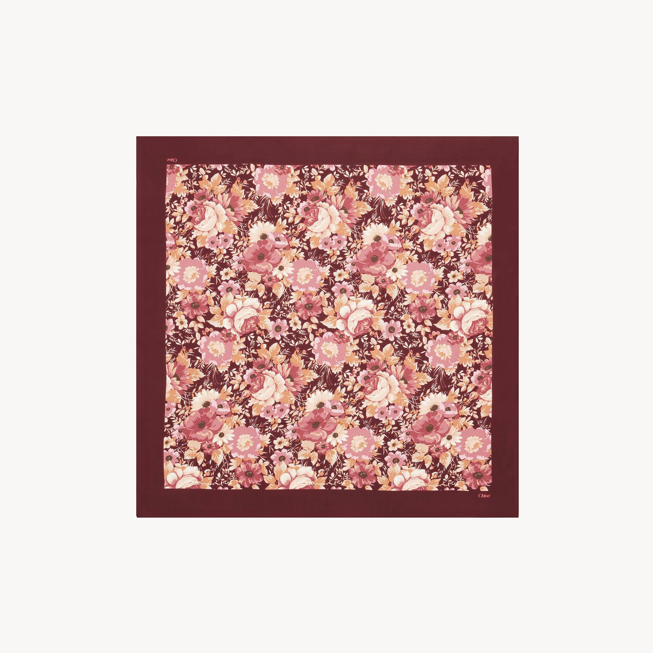 Chloé Maroon Pink In Multi