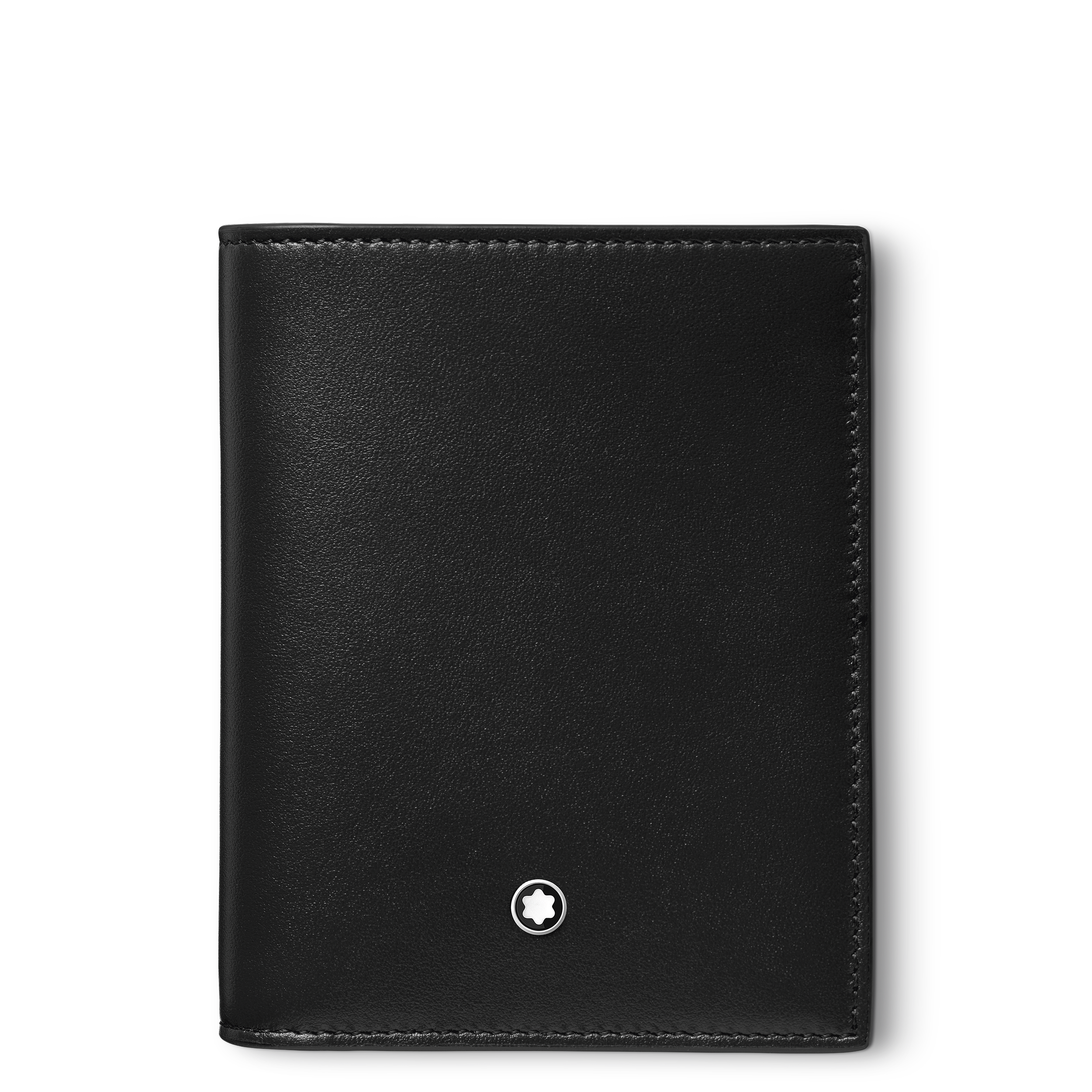 Montblanc - Compact Wallet 6Cc In Meisterstück Leather - Leather - Mb129677 - Wallets   Black