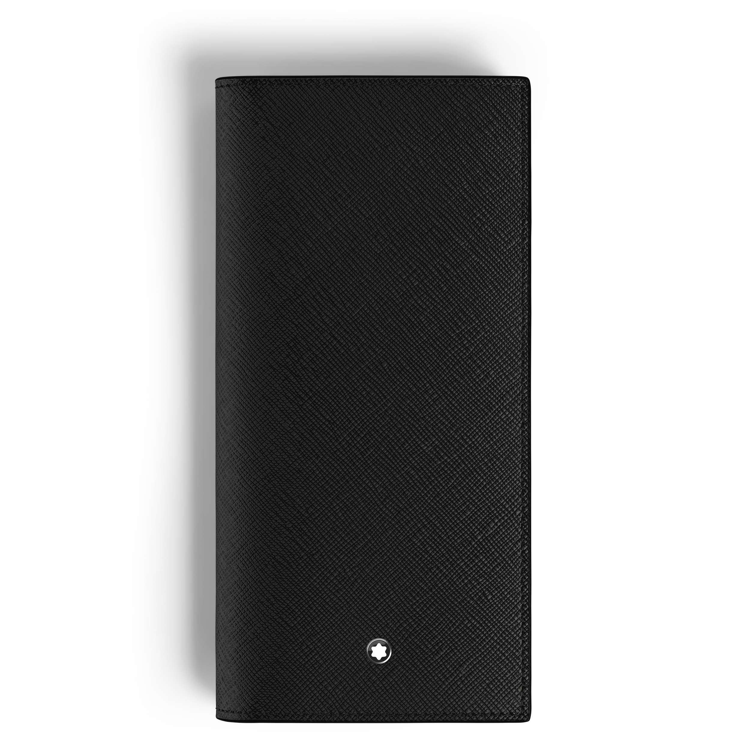 Montblanc - Long Wallet 14Cc With Zip In Sartorial Leather - Leather - Mb220387 - Wallets Men's Black