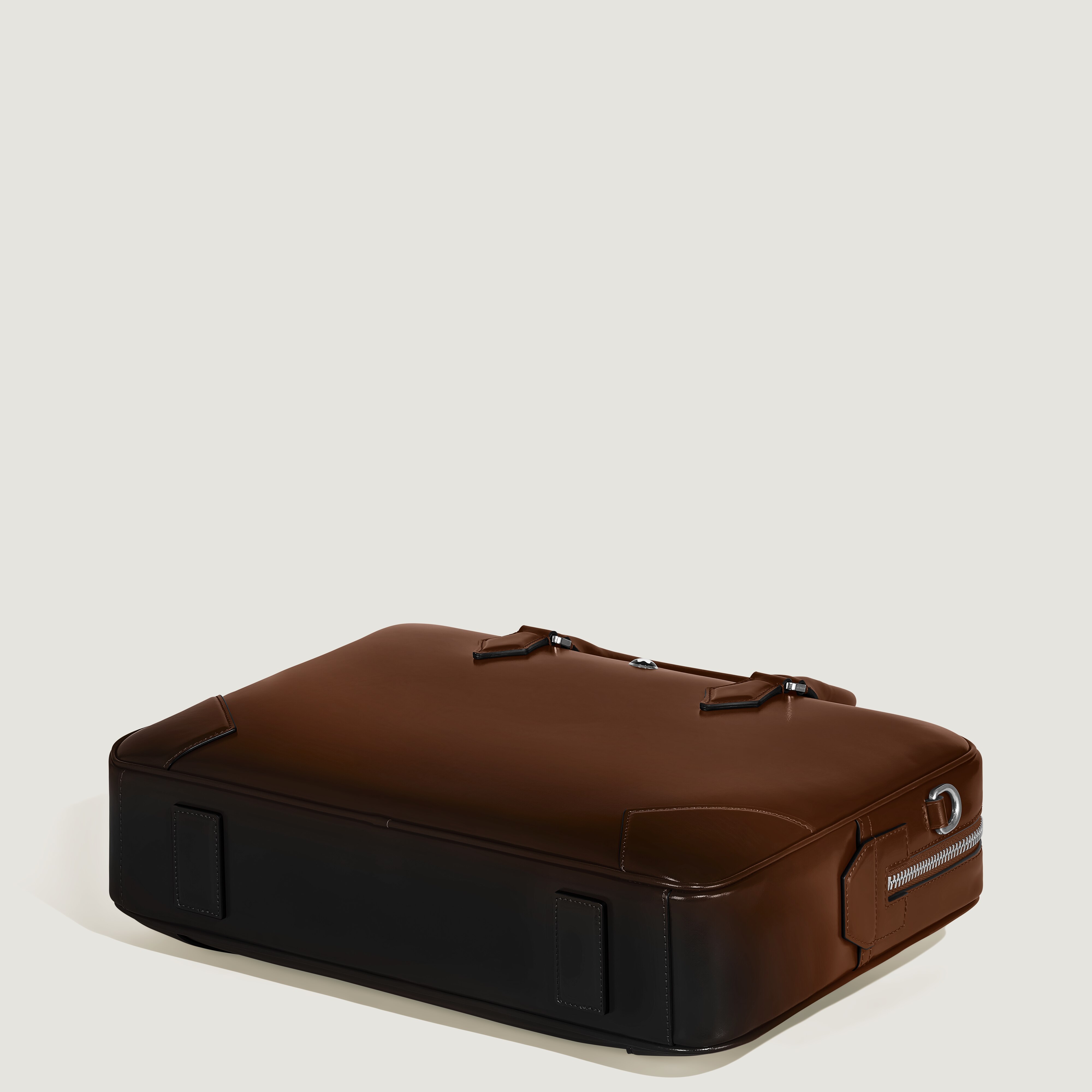  Montblanc - Porte-documents Moyen Modèle En Cuir Meisterstück Sfumato - Marron Sfumato - Cuir - Mb220402 - Porte-documents 