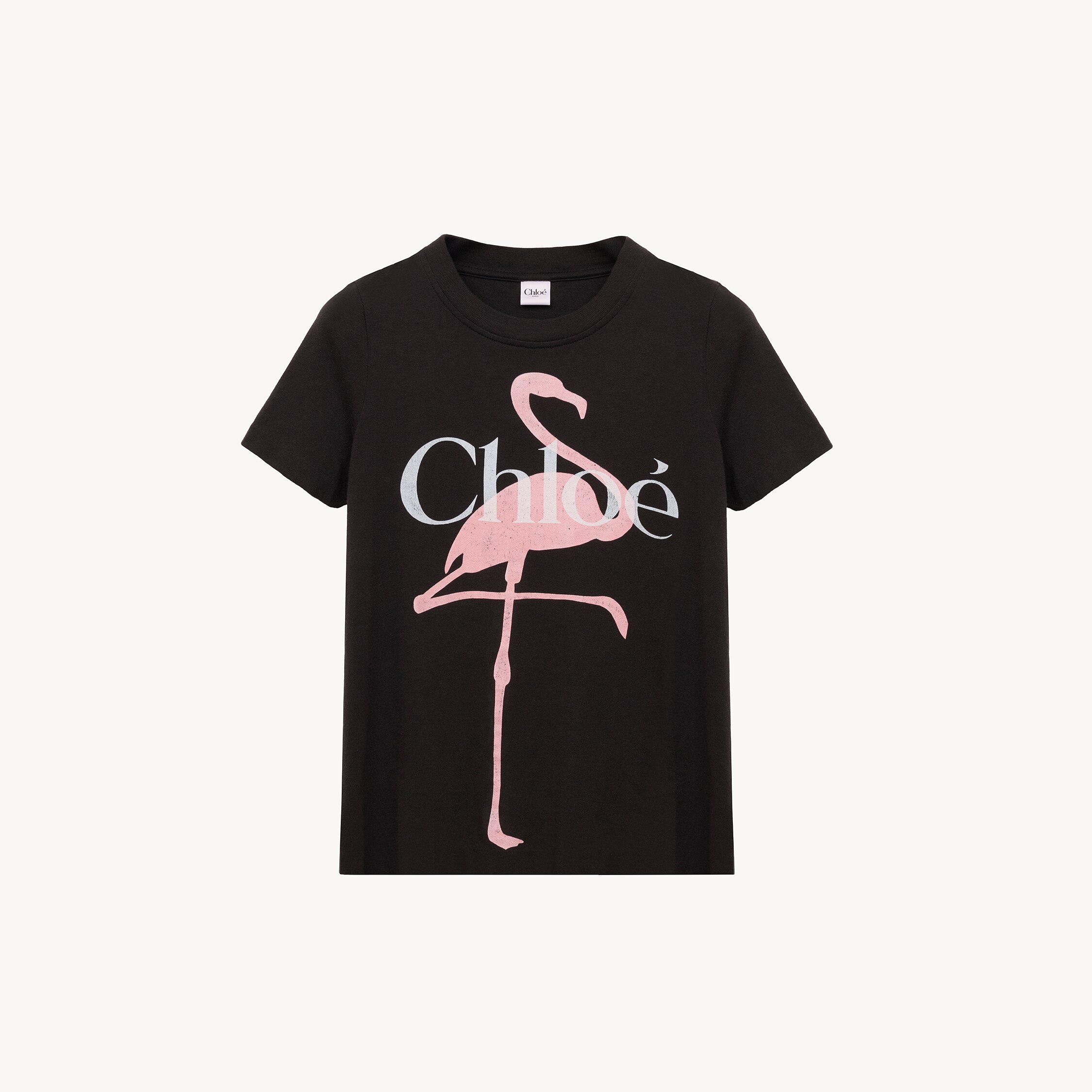 Chloé Baby Fit Logo T-shirt In Cotton Jersey In Black