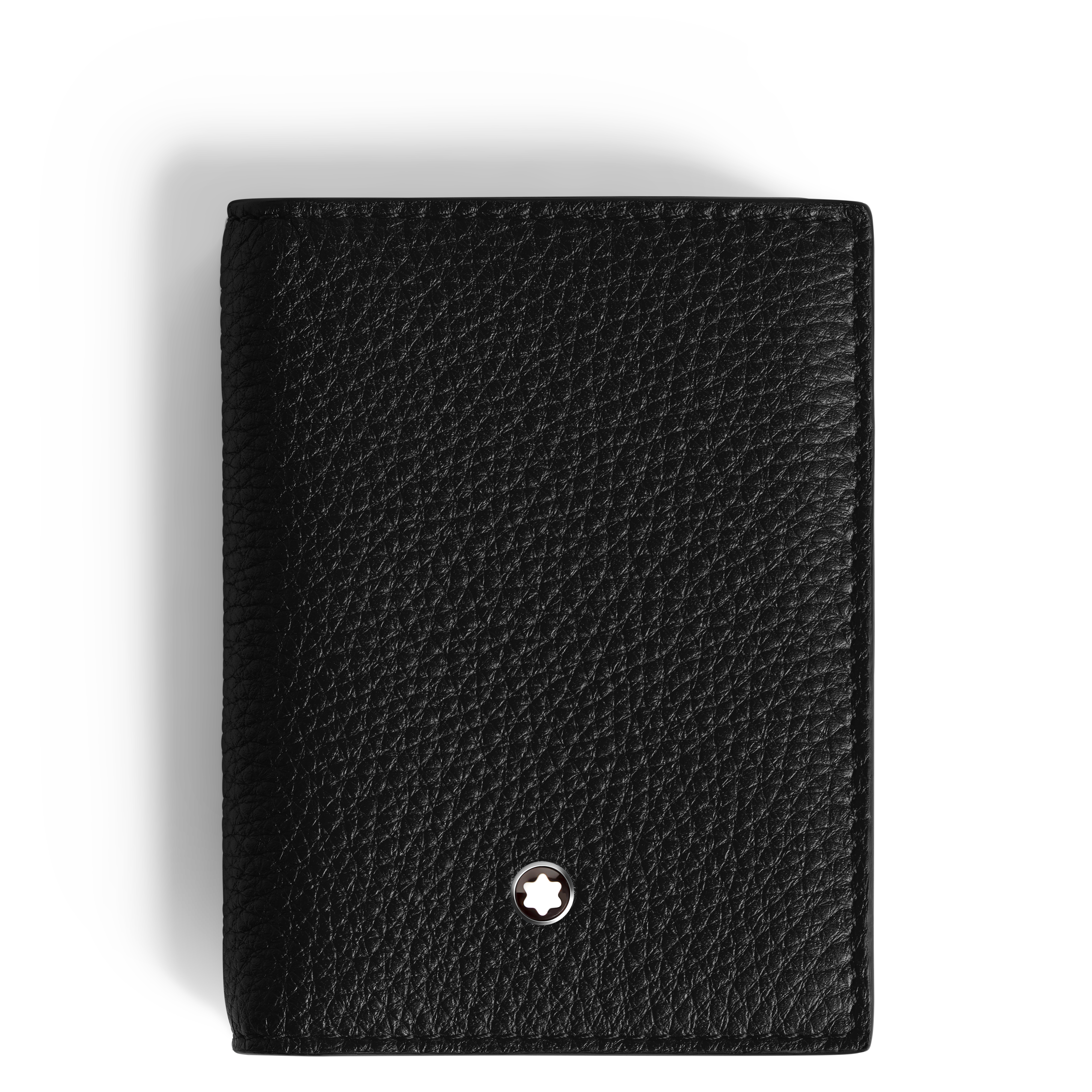 Montblanc - Card Holder 4Cc In Grain Leather - Leather - Mb199442 - Card Holders   Black