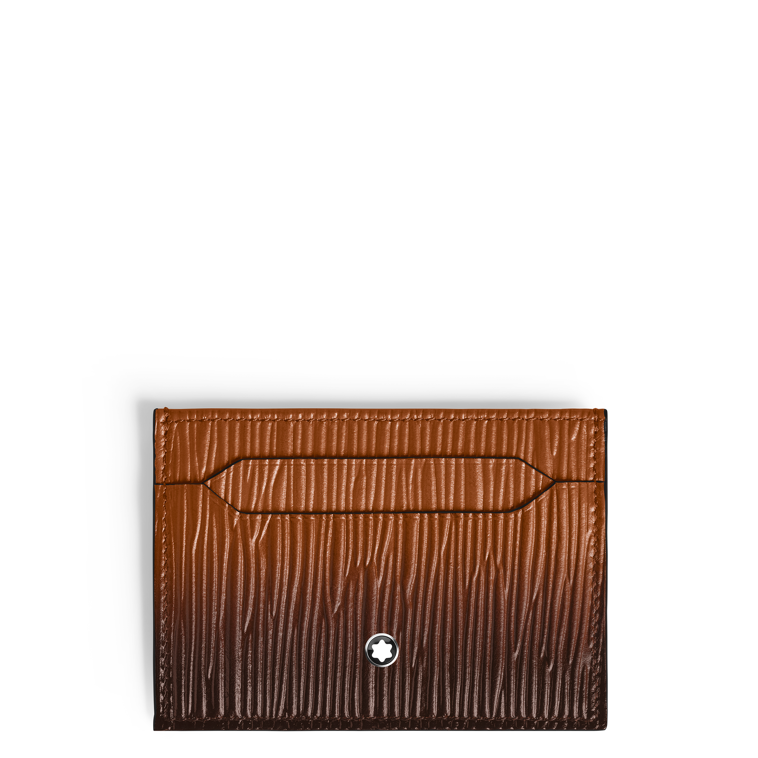 Montblanc - Card Holder 5Cc In Corteccia Sfumato Leather - Leather - Mb221408 - Card Holders   Fauve