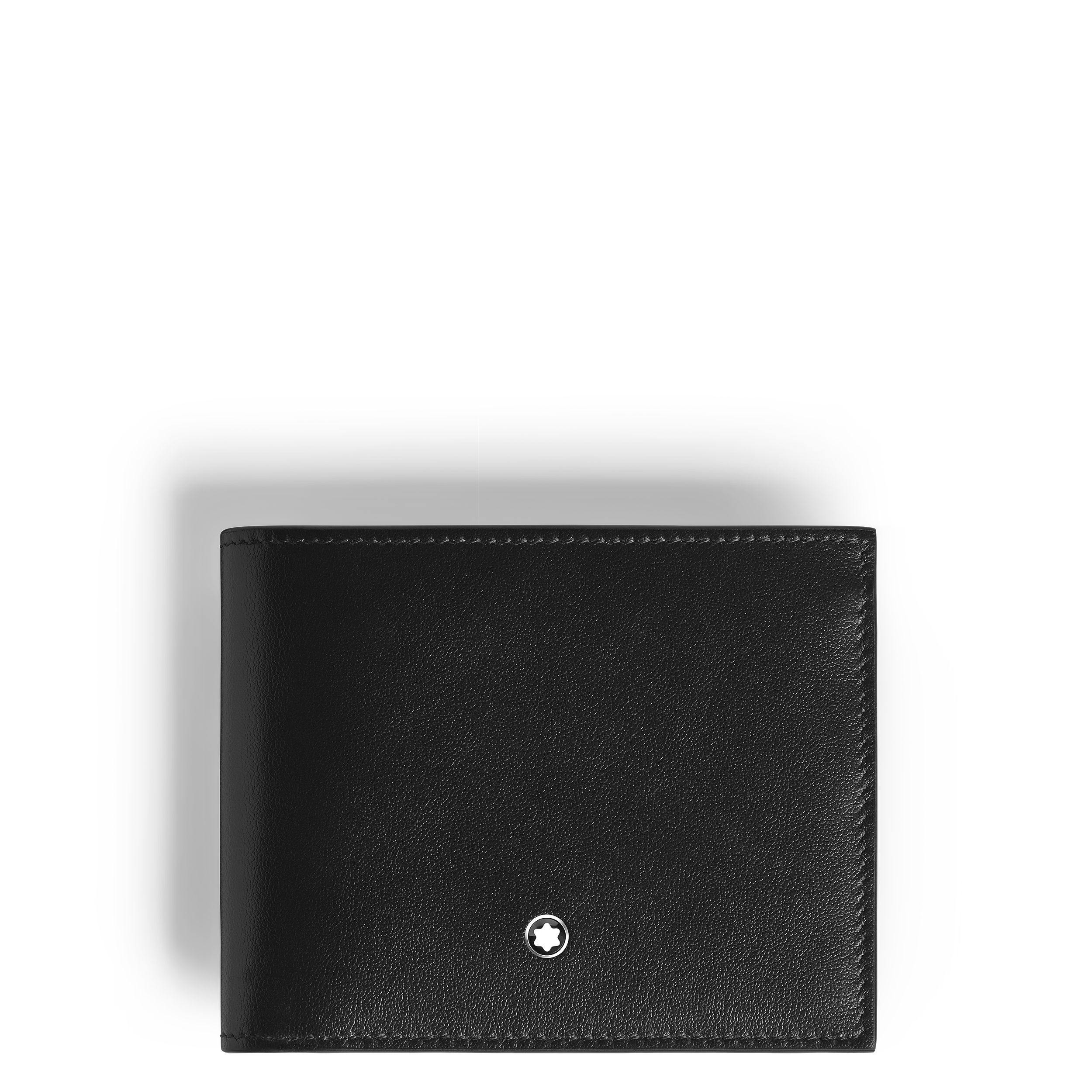 Montblanc - Wallet 6Cc In Meisterstück Leather - Leather - Mb221320 - Wallets Men's Black/Blue