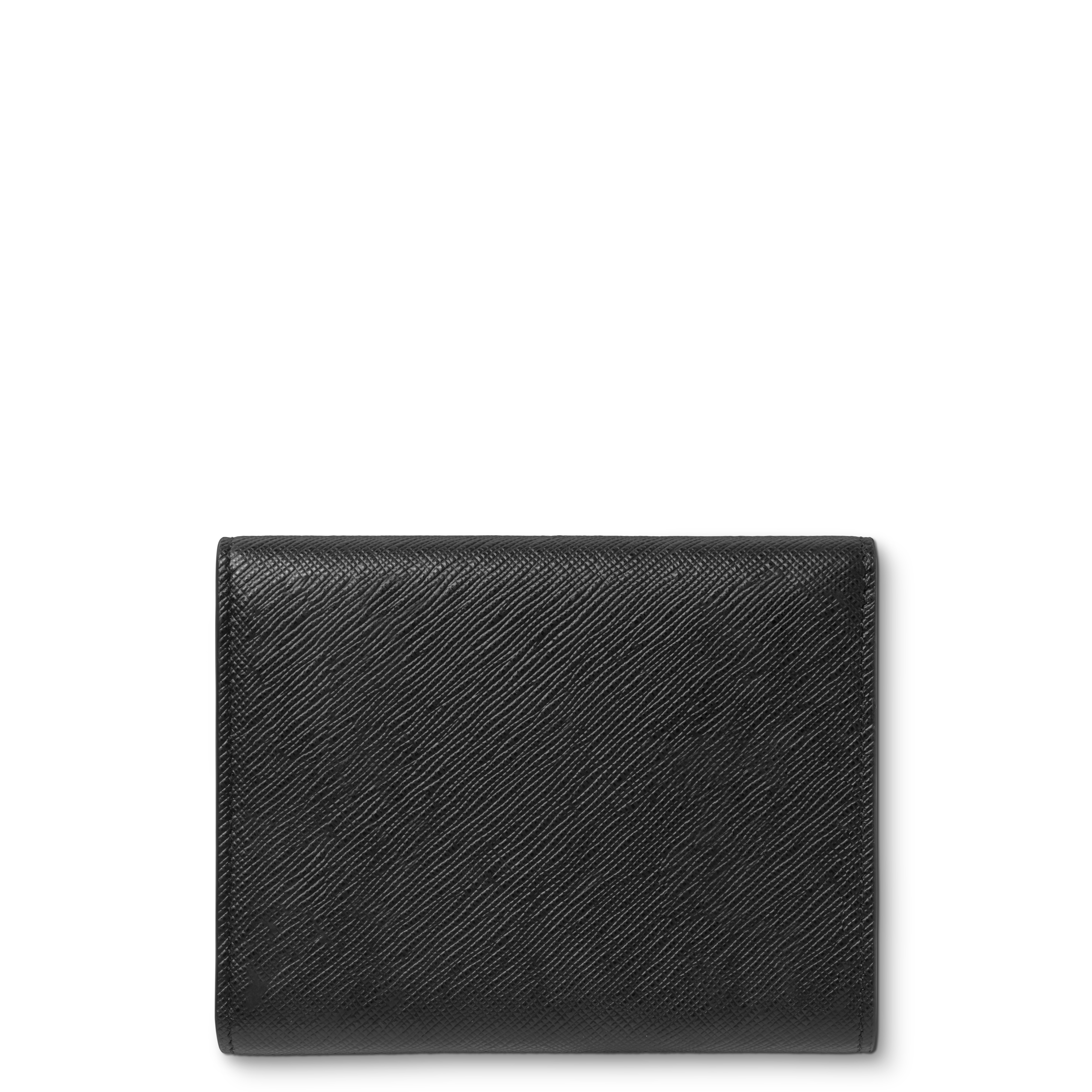  Montblanc - Portefeuille Trois Volets Montblanc Envelope 6cc - Noir - Cuir - Mb198225 - Portefeuilles 