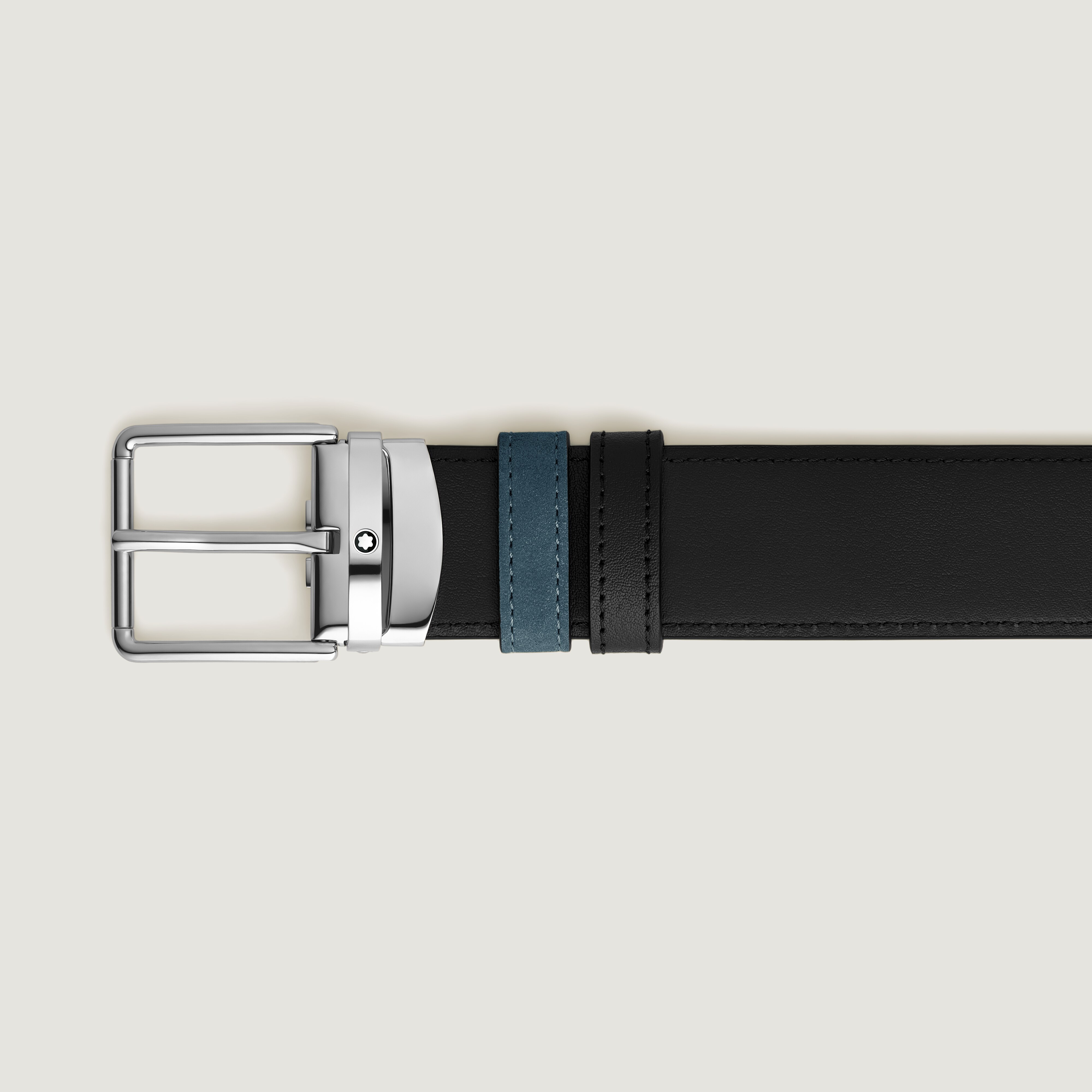  Montblanc - Wendbarer Everyday Gürtel 35 Mm Aus Wildleder - Mb221007 - Gürtel 