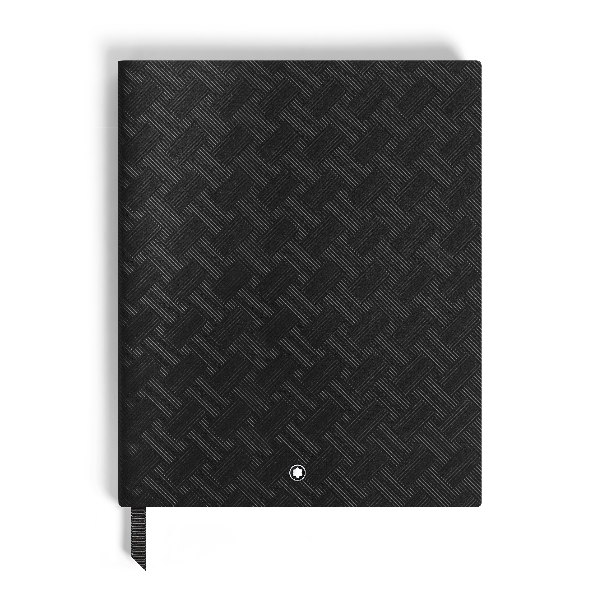 Montblanc - Large Notebook In Extreme Leather  Lined Pages - Paper - Mb136435 - Notebooks   Black