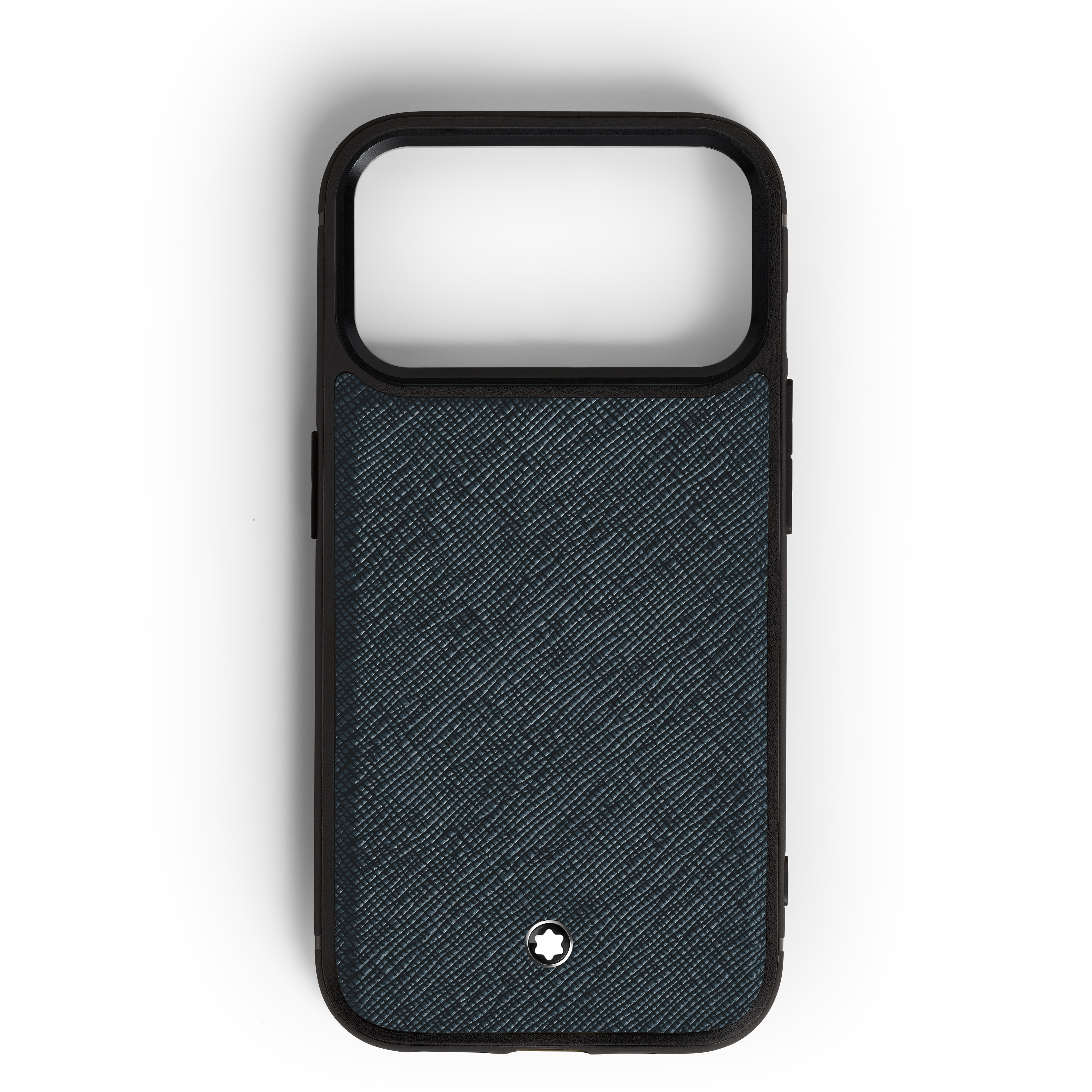  Montblanc - Schutzhülle Für Iphone 17 Pro Aus Sartorial Leder - Tweed-blau - Leder - Mb220600 - Telefonetuis & Telefonhüllen 