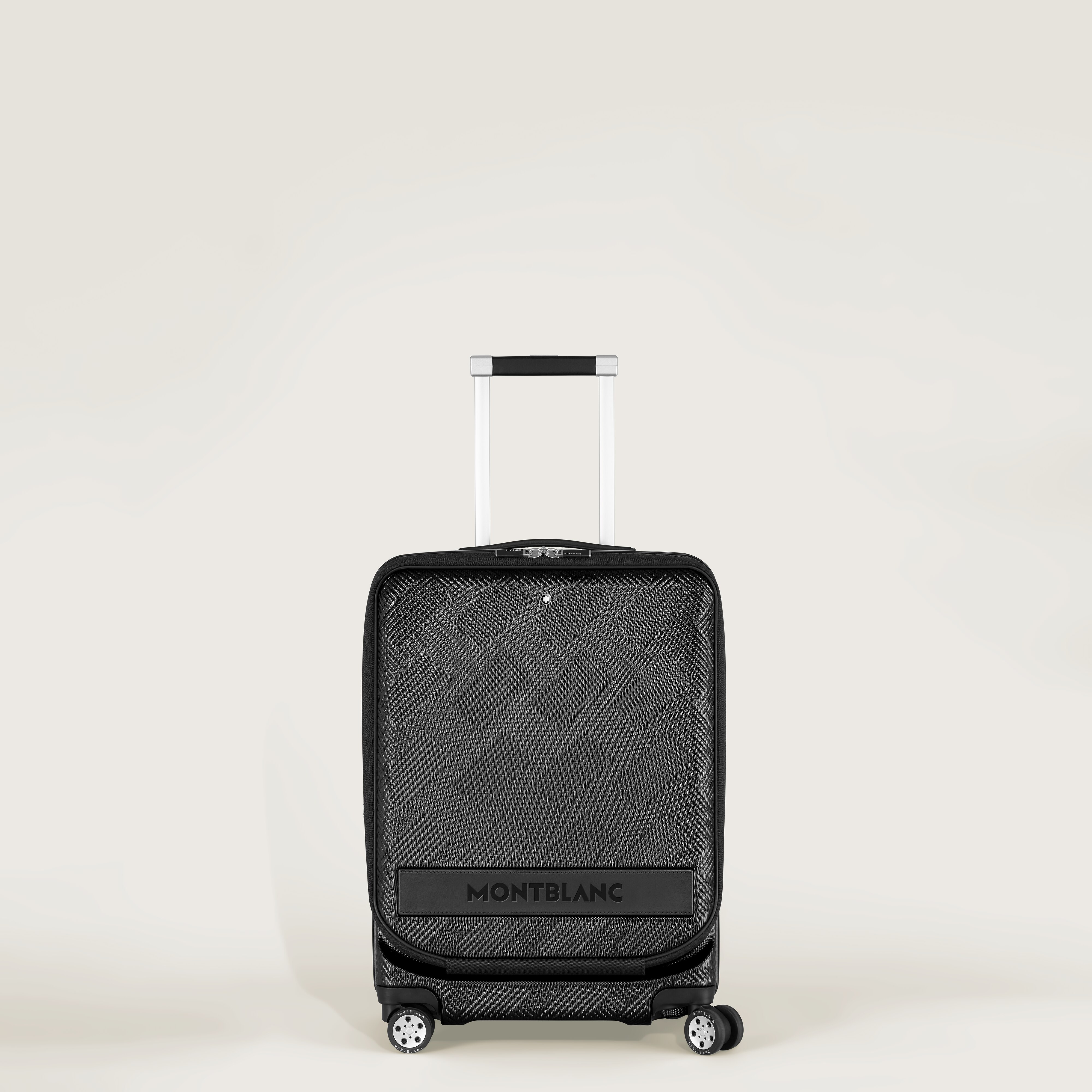  Montblanc - #my4810 Maleta De Cabina Con Bolsillo Delantero - Negro - Policarbonato - Mb199457 - Equipaje De Cabina 