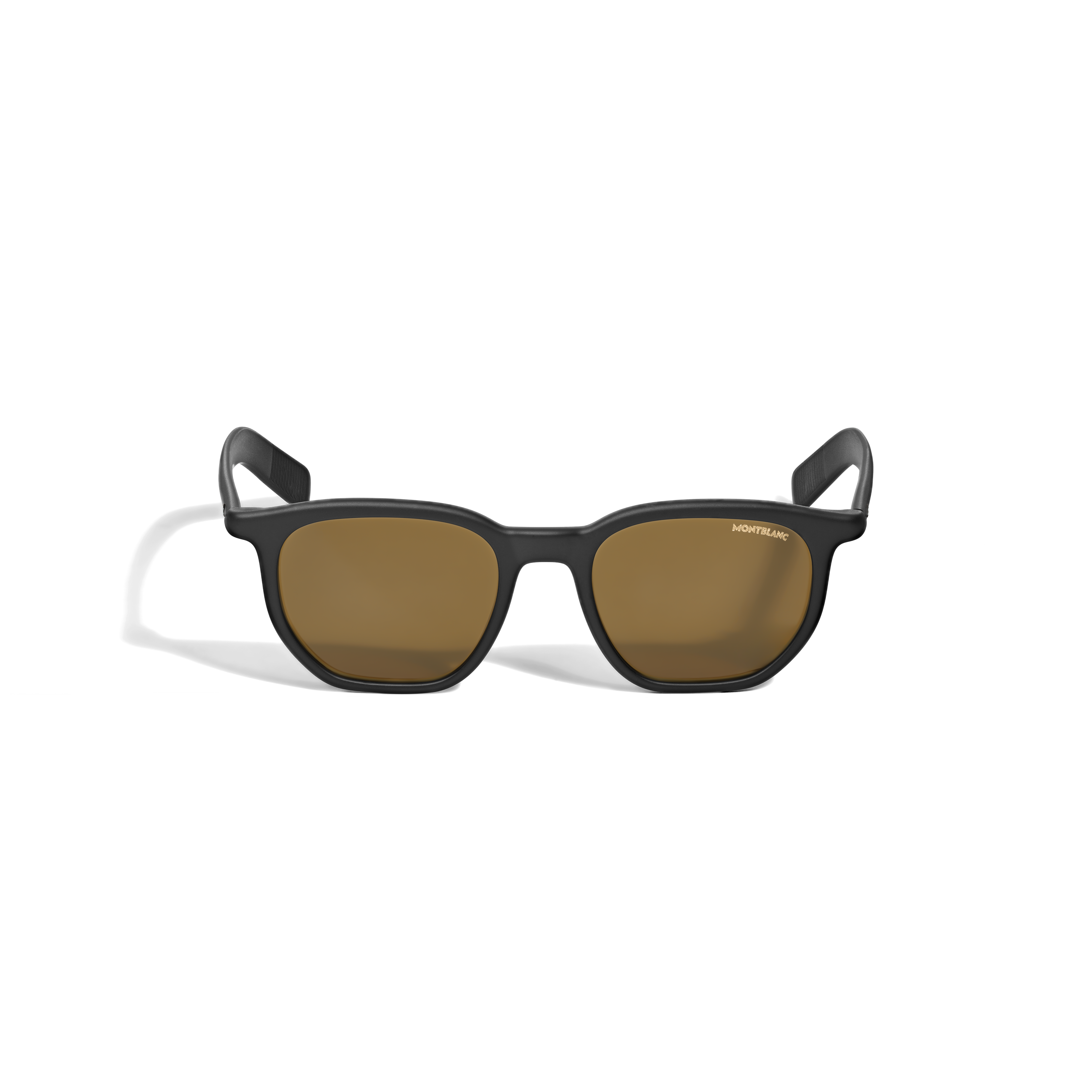  Montblanc - Quadratische Sonnenbrille Mit Schwarzem Acetatrahmen - Schwarz - Kunststoff Im Spritzgussverfahren - Mb135577 - Sonnenbrillen 