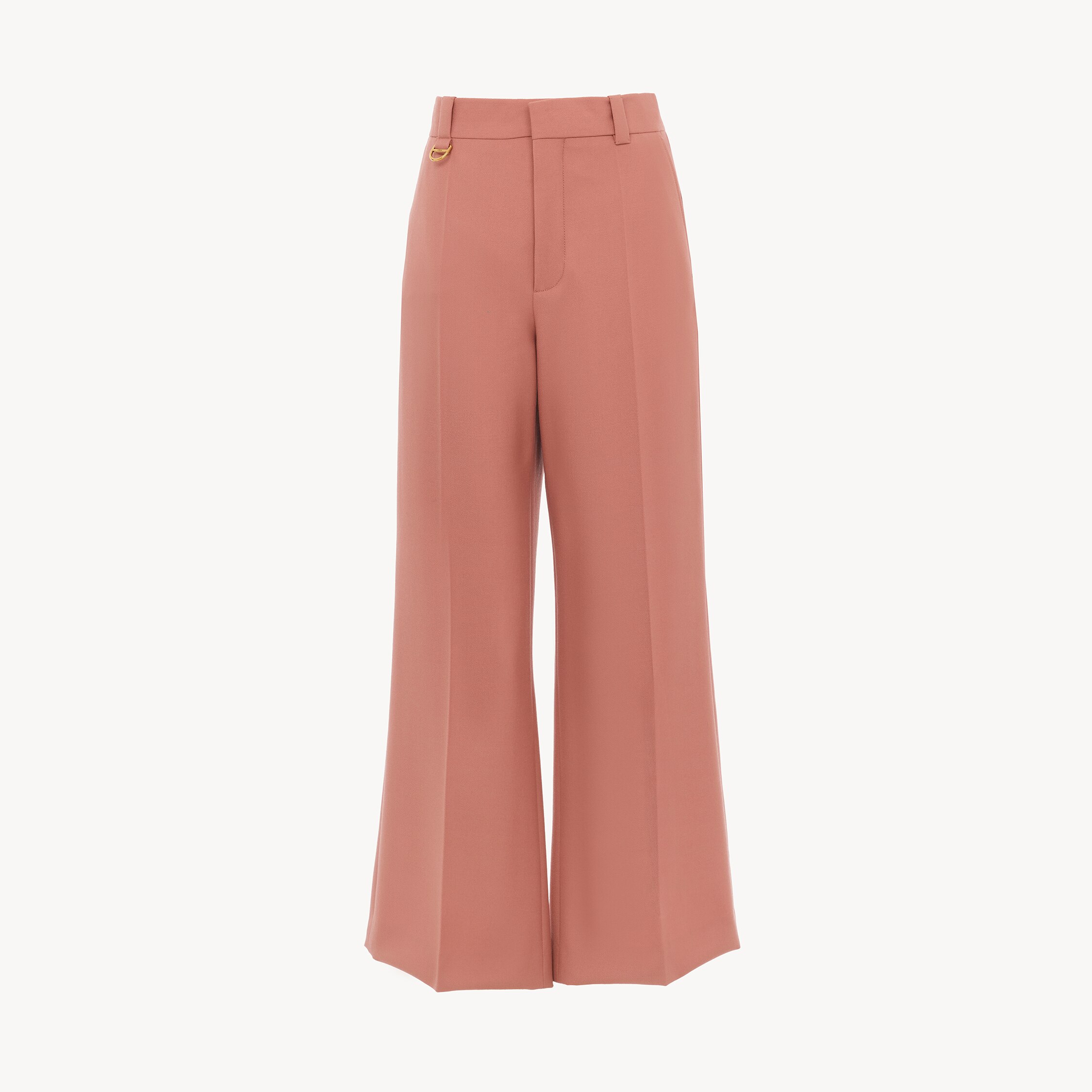 Chloé Pantalon Bootcut Évasé En Gabardine De Laine