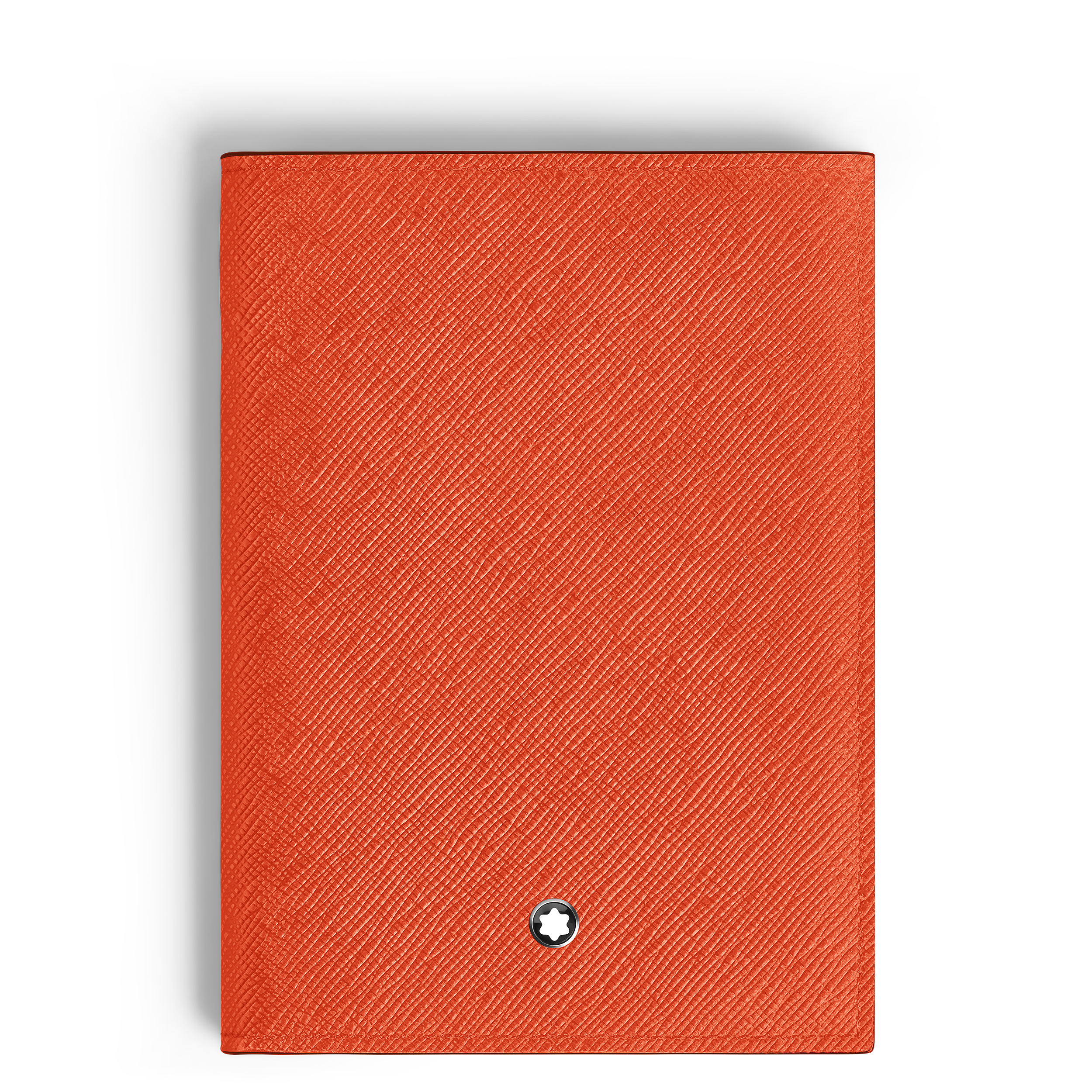 Montblanc - Passport Holder In Sartorial Leather - Leather - Mb221356 - Passport Holders   Tangerine