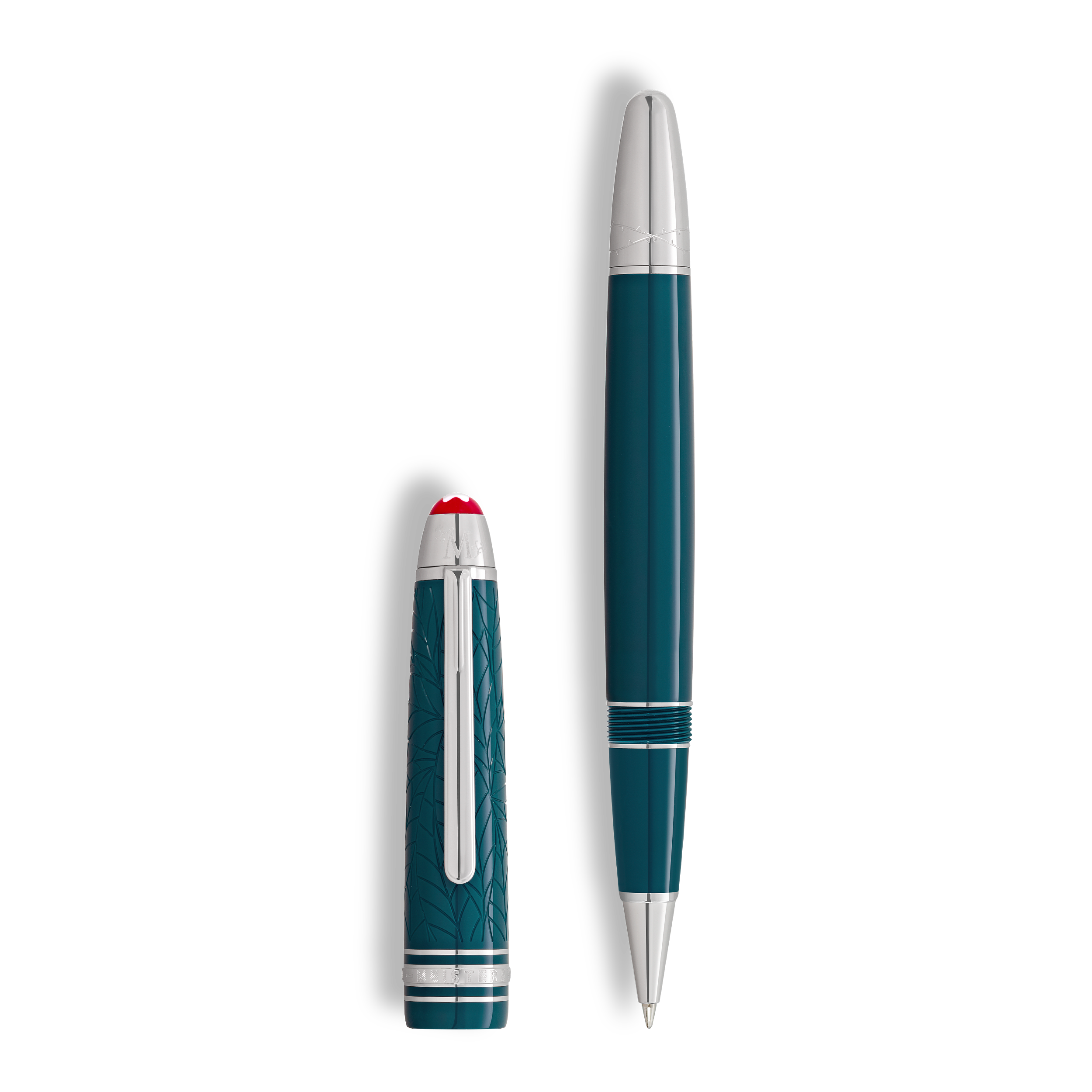 Montblanc - Meisterstück Romeo & Juliet Legrand Rollerball - Precious Resin - Mb132915 - Rollerballs   Teal