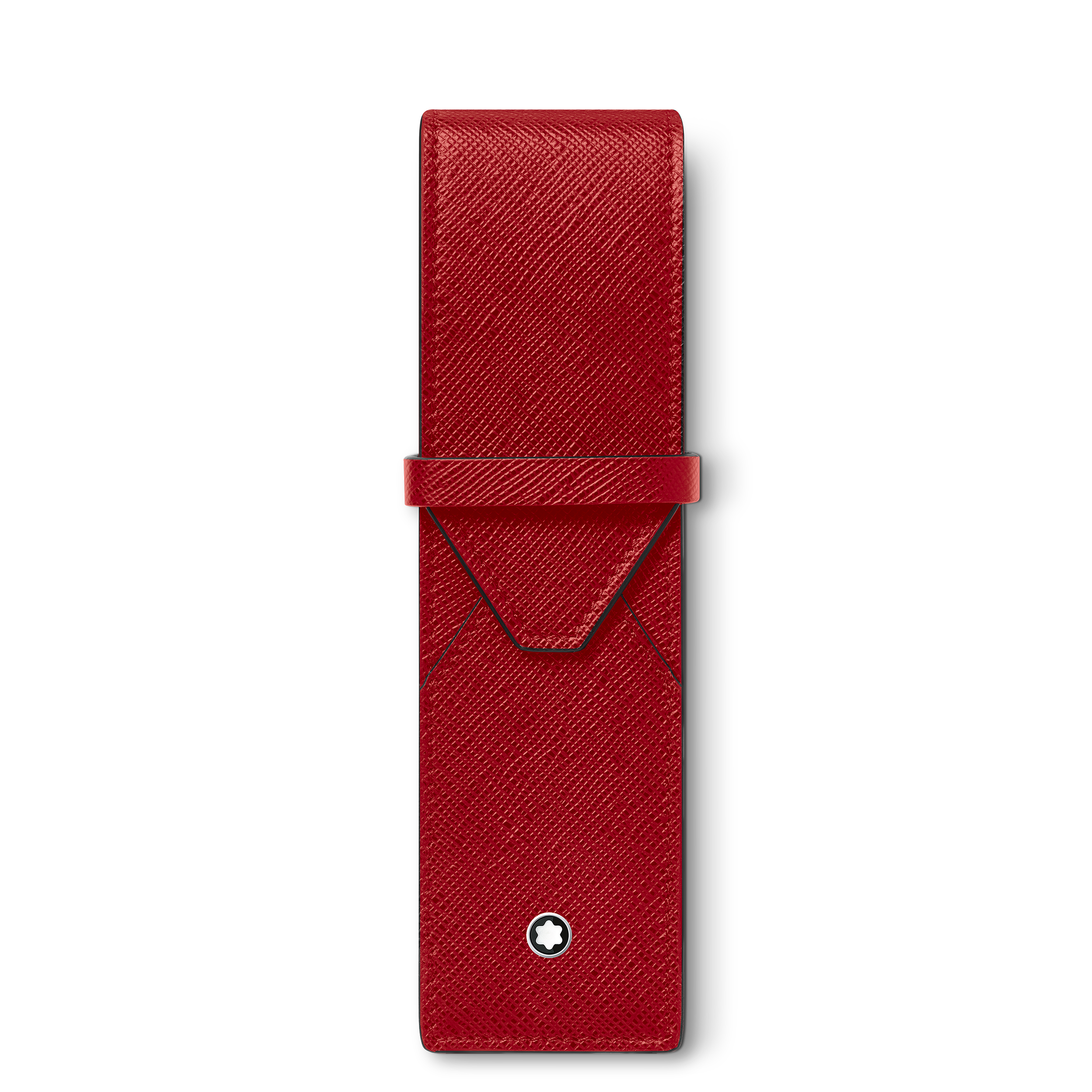 Montblanc - Envelope 2-Pen Pouch - Leather - Mb131204 - Pen Pouches   Red