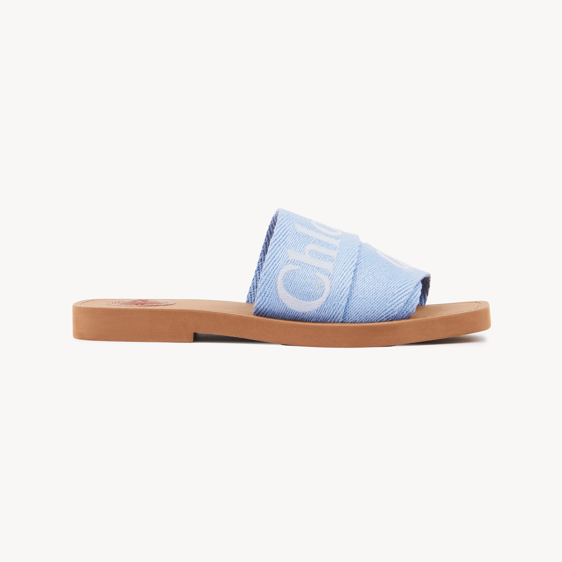 Chloé Chloe Women "woody" Slippers In Blue