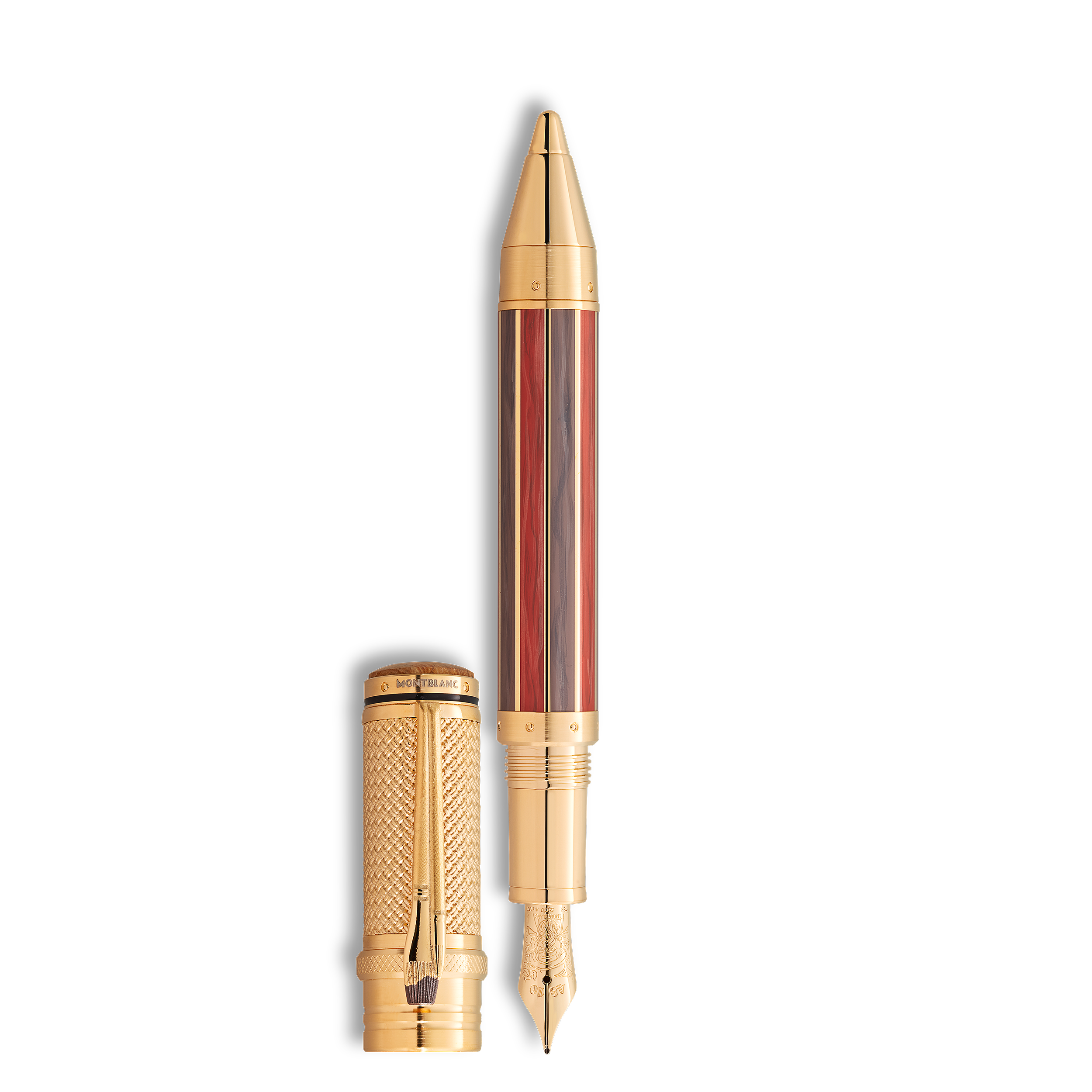 Montblanc - Masters Of Art Homage To Pierre-Auguste Renoir Limited Edition 92 Fountain Pen - Au 750 Solid Gold - Mb132058 - Fountain   Yellow Gold