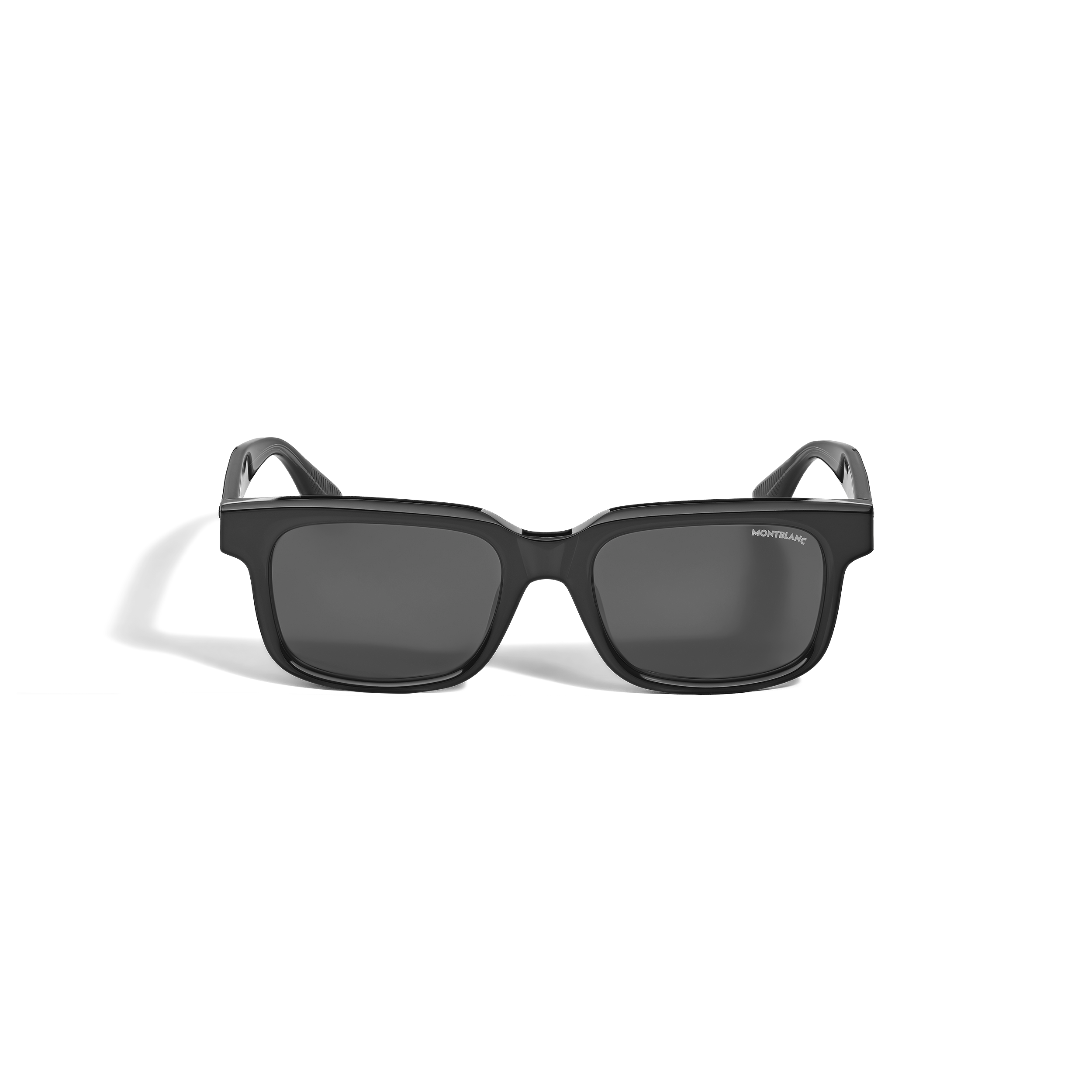  Montblanc - Gafas De Sol Rectangulares Con Montura De Acetato Negra - Negro - Acetato - Mb135578 - Gafas De Sol 