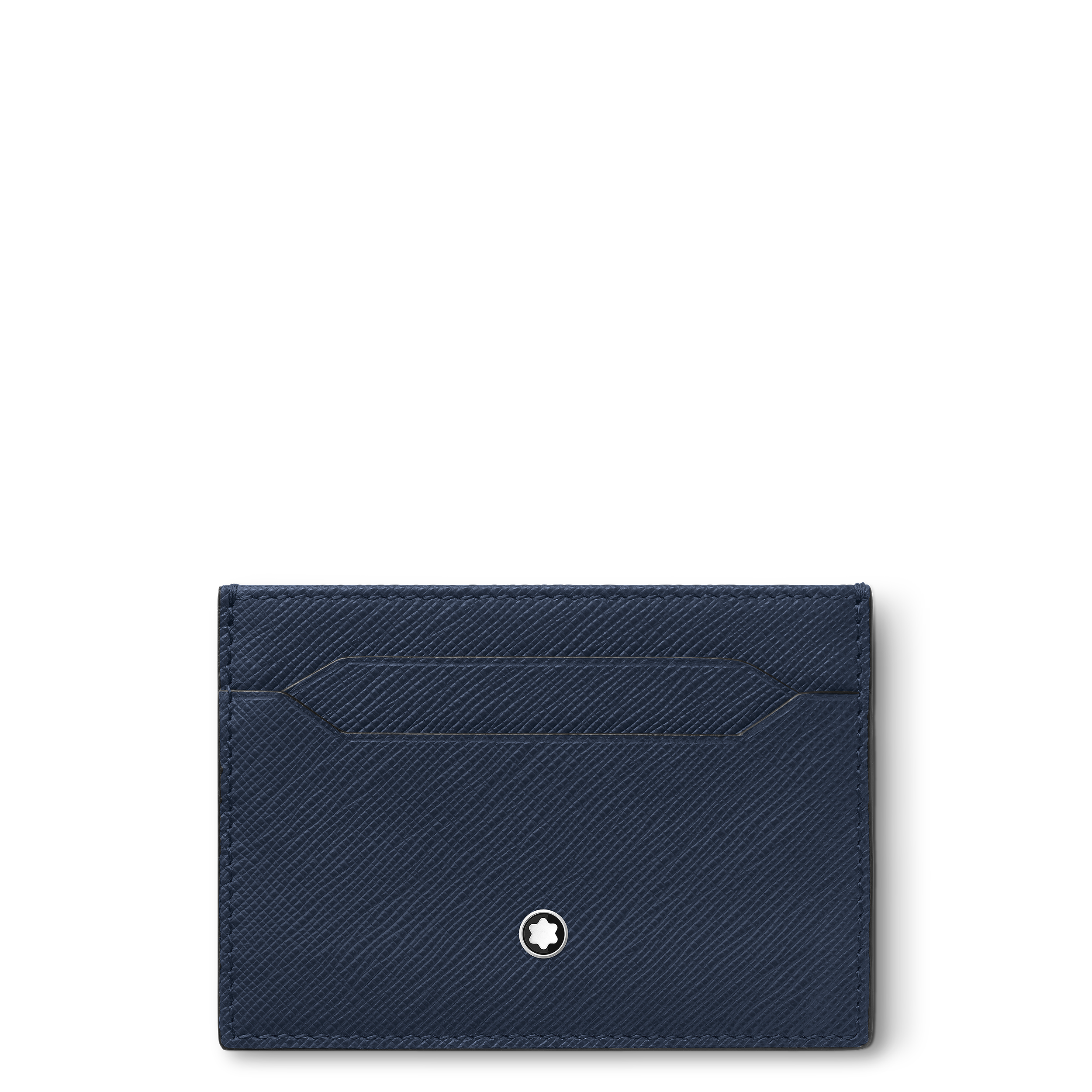 Montblanc - Card Holder 5Cc In Sartorial Leather - Mb131727 - Card Holders   Ink Blue