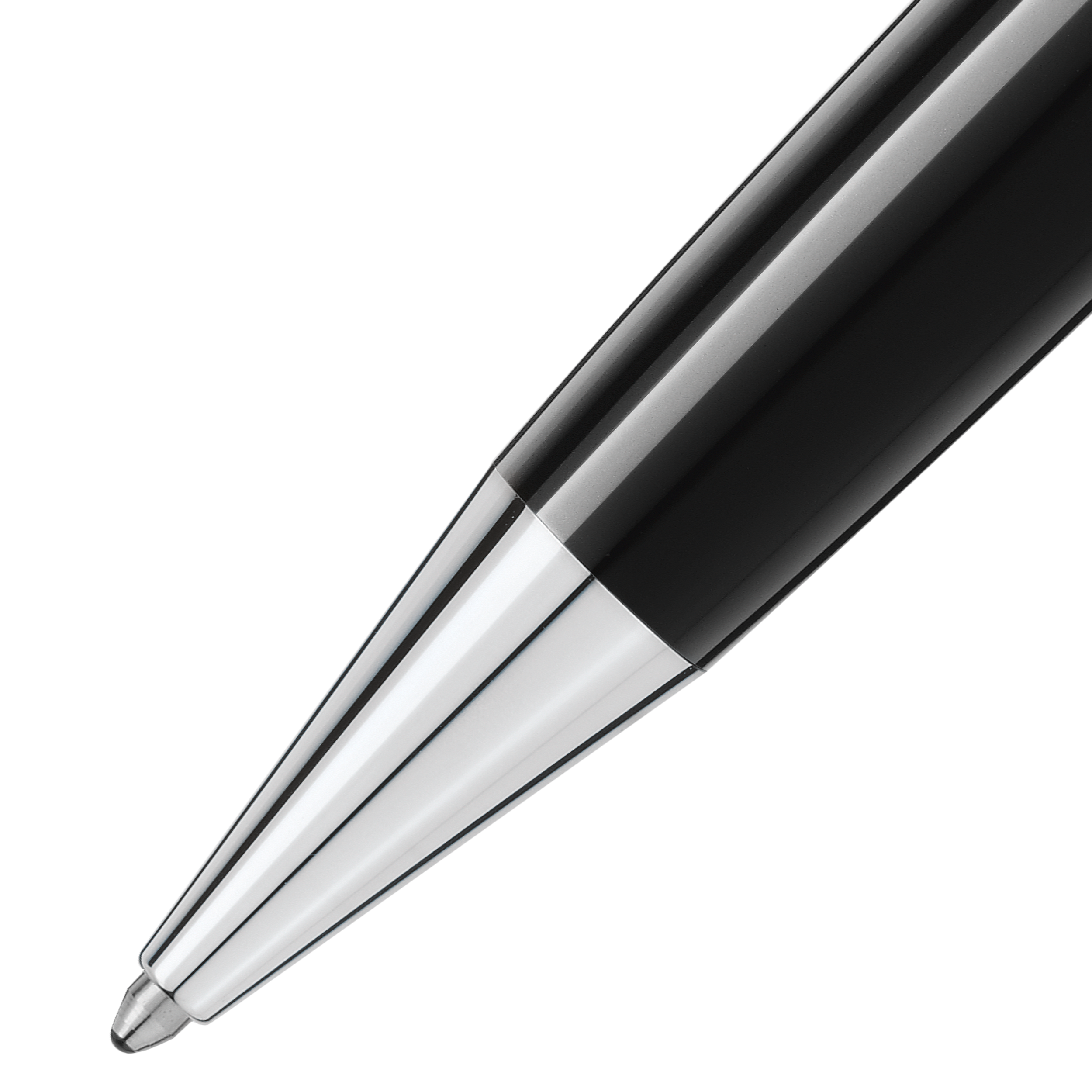  Montblanc - Platinumbeschichteter Meisterstück Legrand Kugelschreiber - Schwarz - Edelharz - Mb132450 - Kugelschreiber 