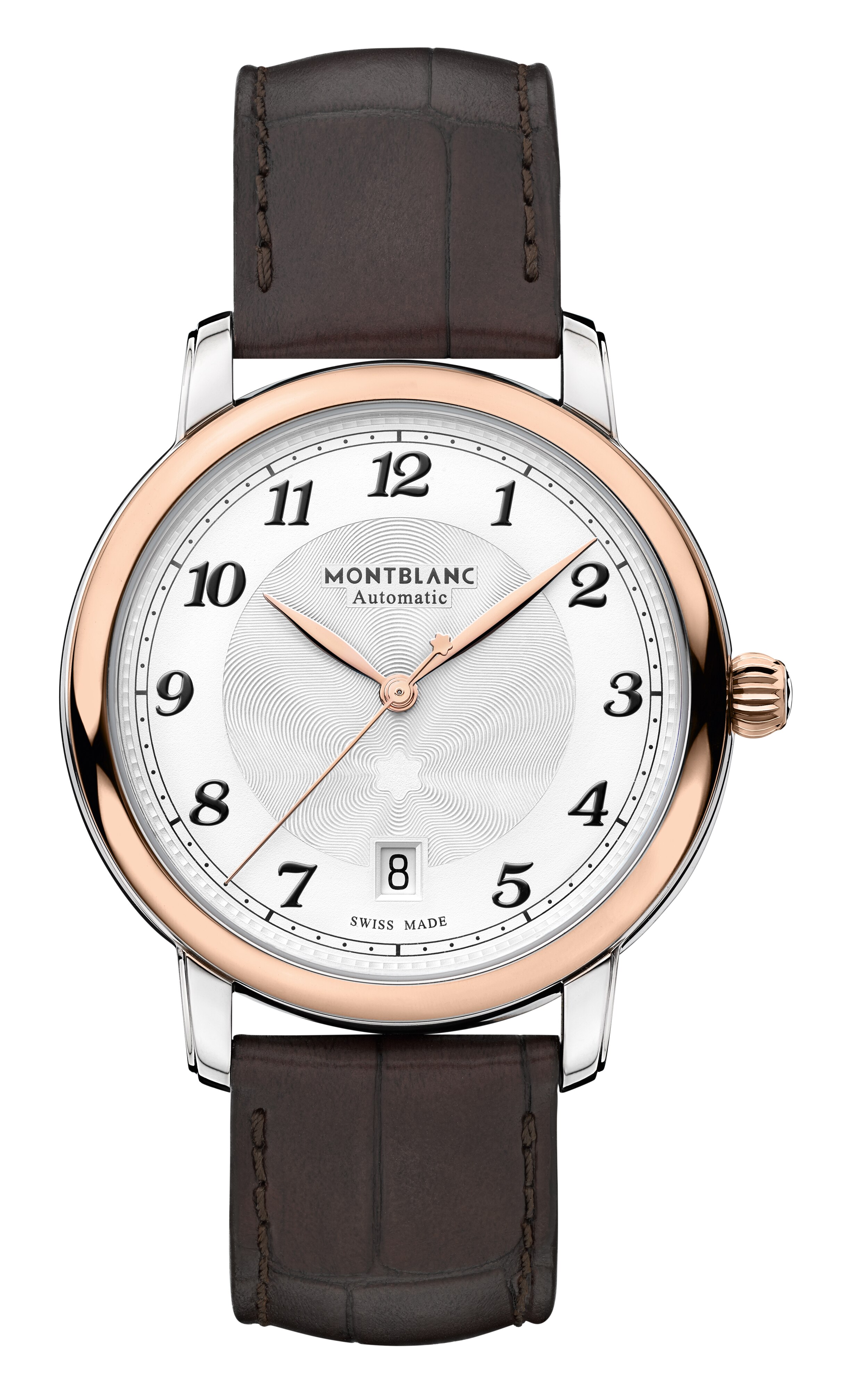  Montblanc - Montblanc Star Legacy Automatic Date 39 Mm - Stahl, 5n Stahl Mit Goldener Kappe - Mb117577 - Uhr 