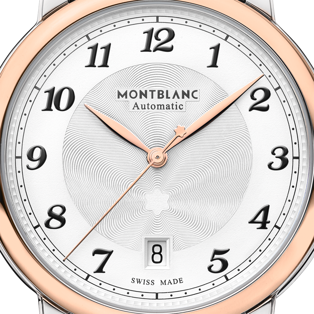  Montblanc - Montblanc Star Legacy Automatic Date 39 Mm - Stahl, 5n Stahl Mit Goldener Kappe - Mb117577 - Uhr 