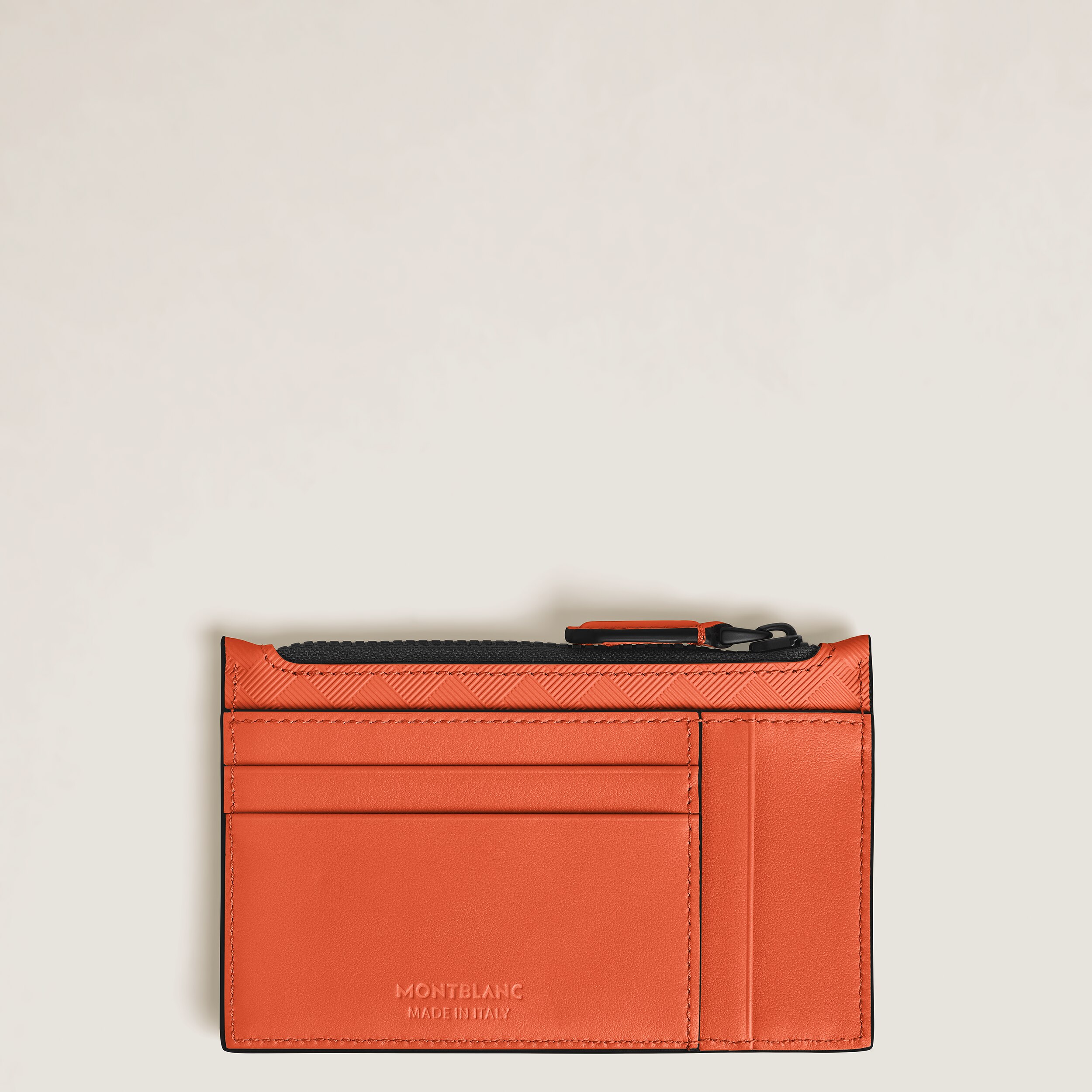  Montblanc - Kartenetui 8 Cc Mit Reißverschluss Aus Extreme Leder - Cayenne - Leder - Mb199839 - Kartenetuis 