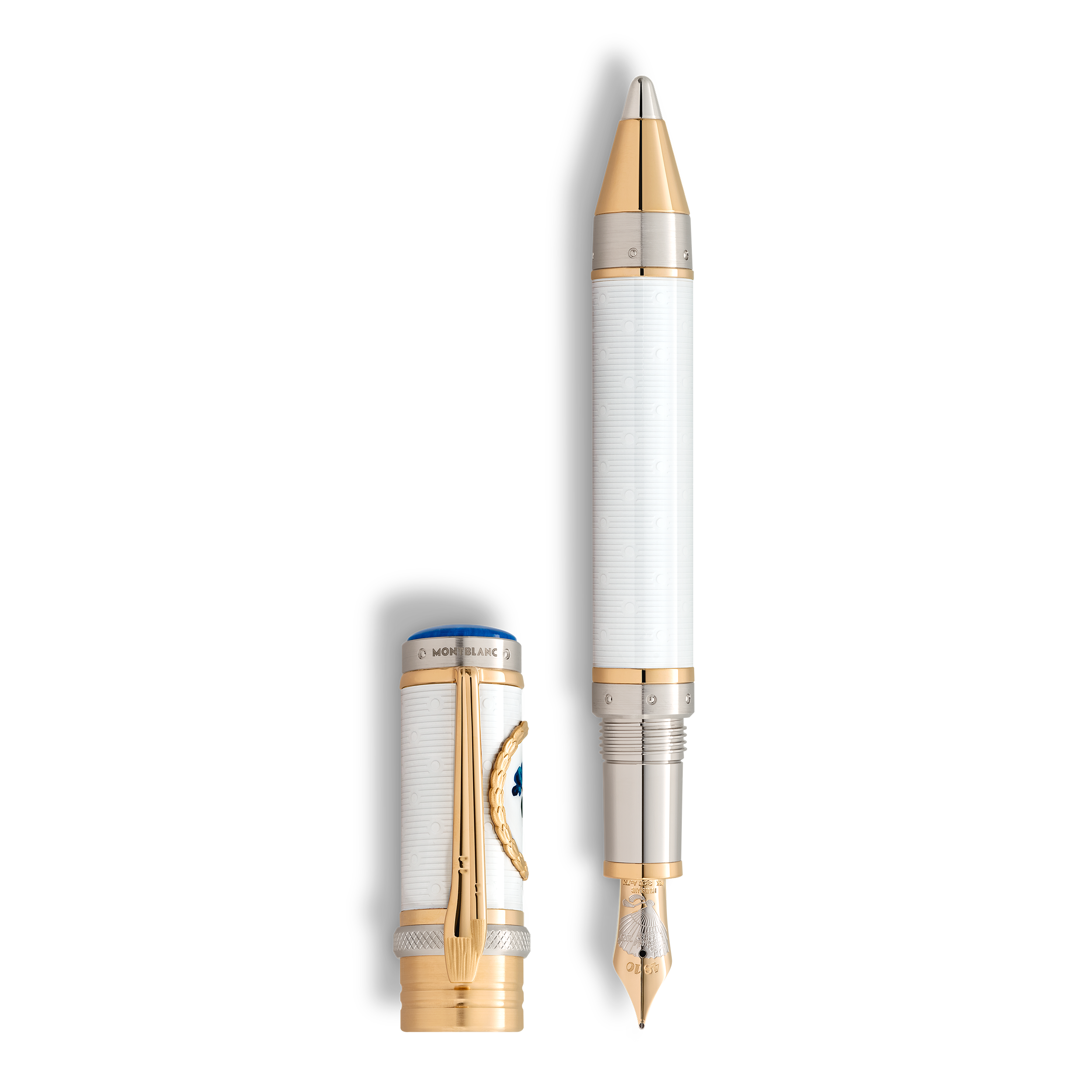 Montblanc - Masters Of Art Homage To Pierre-Auguste Renoir Limited Edition 888 Fountain Pen - Precious Lacquer - Mb132035 - Fountain Pens   White