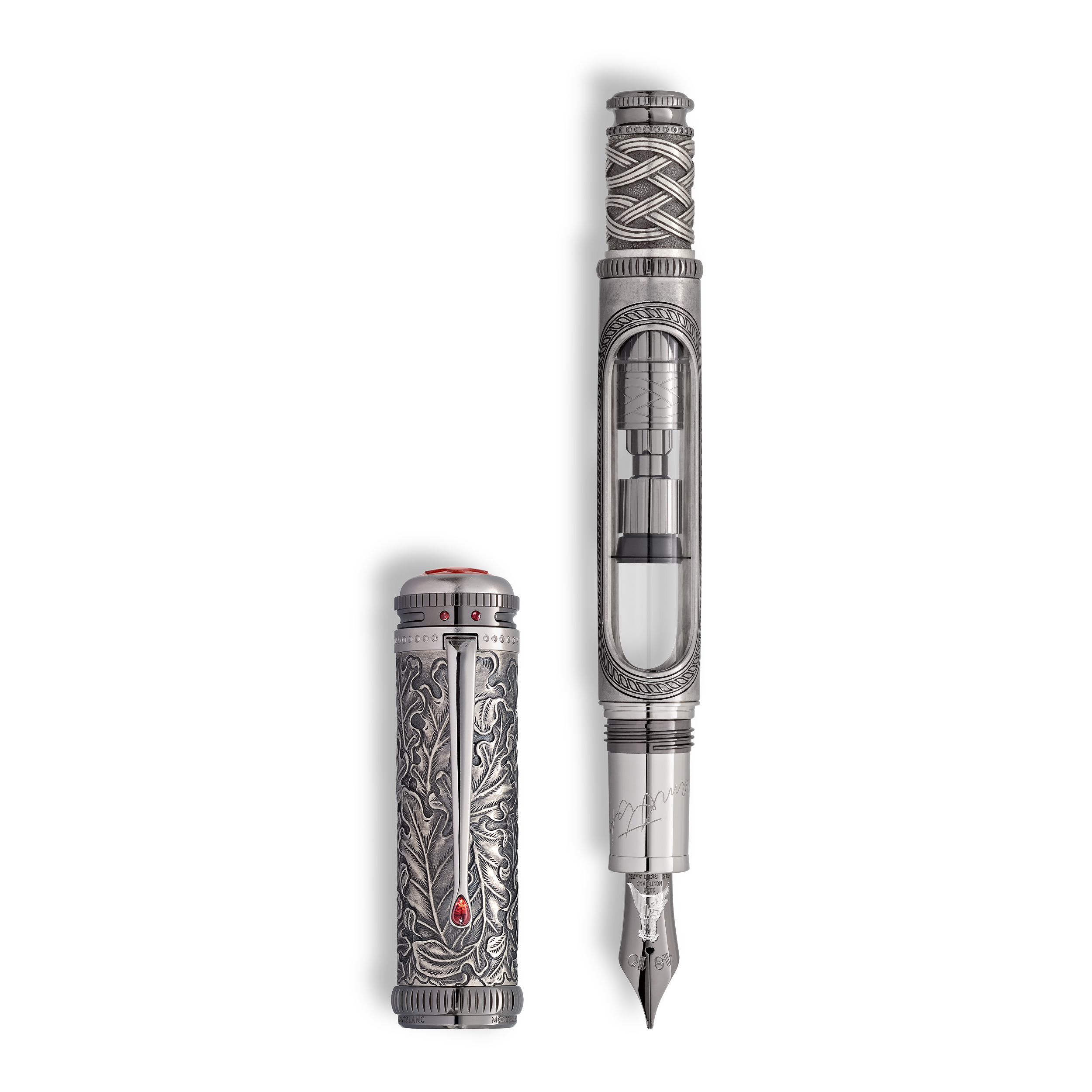 Montblanc - Writers Edition Homage To Bram Stoker Limited Edition 93 Fountain Pen - Au750 - Mb133424 - Fountain Pens   White Gold