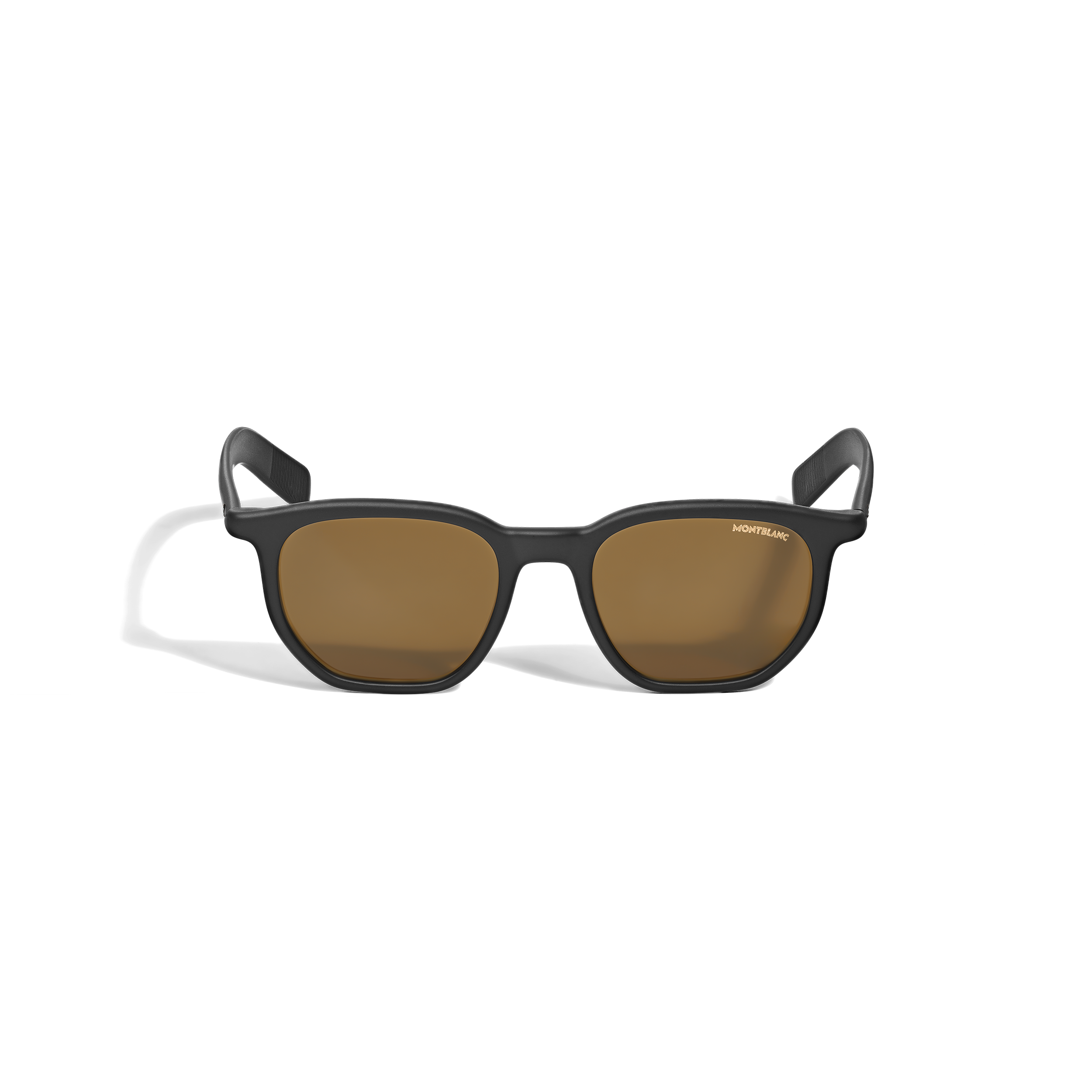  Montblanc - Quadratische Sonnenbrille Mit Schwarzem Acetatrahmen - Schwarz - Kunststoff Im Spritzgussverfahren - Mb135577 - Sonnenbrillen 