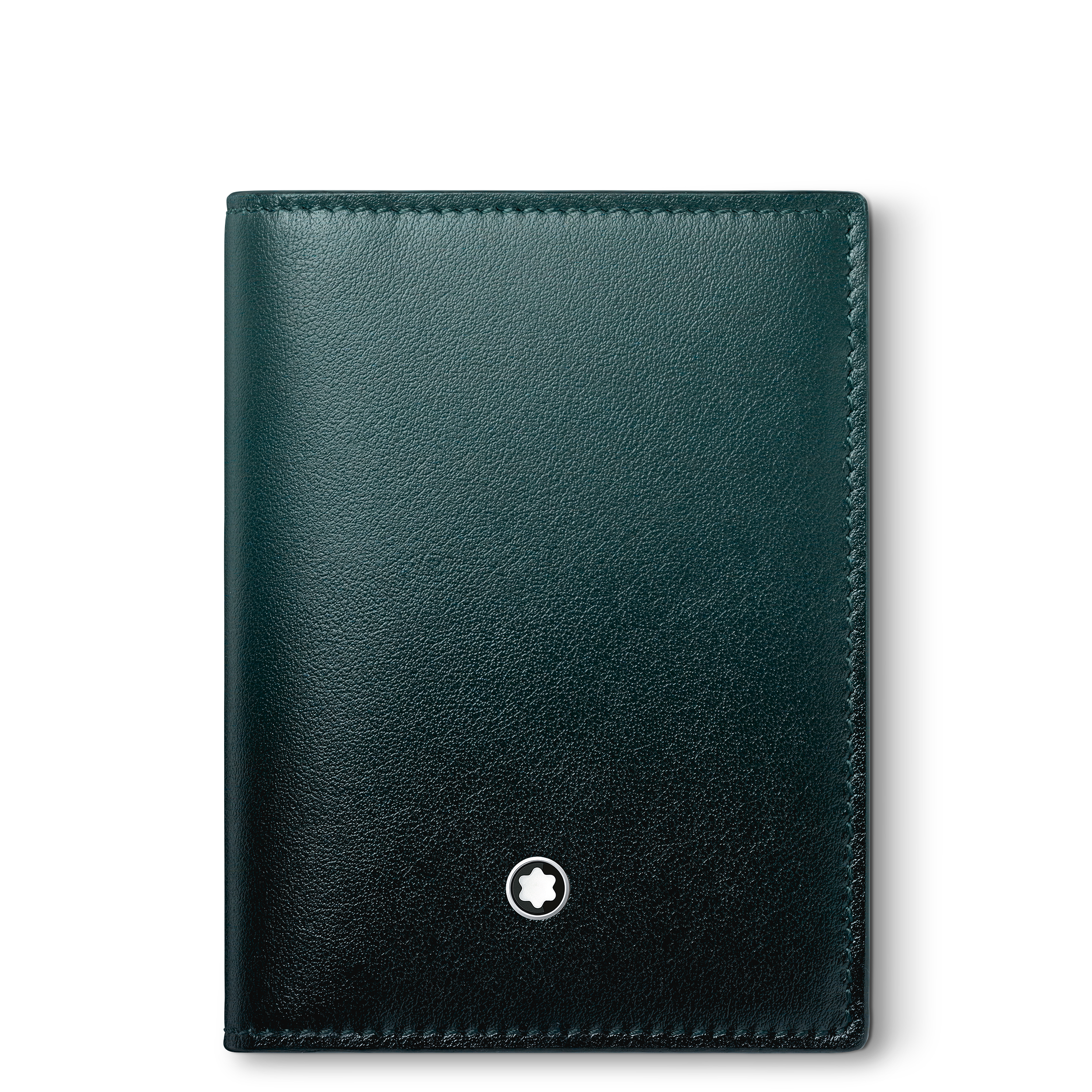 Montblanc - Card Holder 4Cc In Meisterstück Sfumato Leather - Leather - Mb198273 - Card Holders   Sfumato British Green