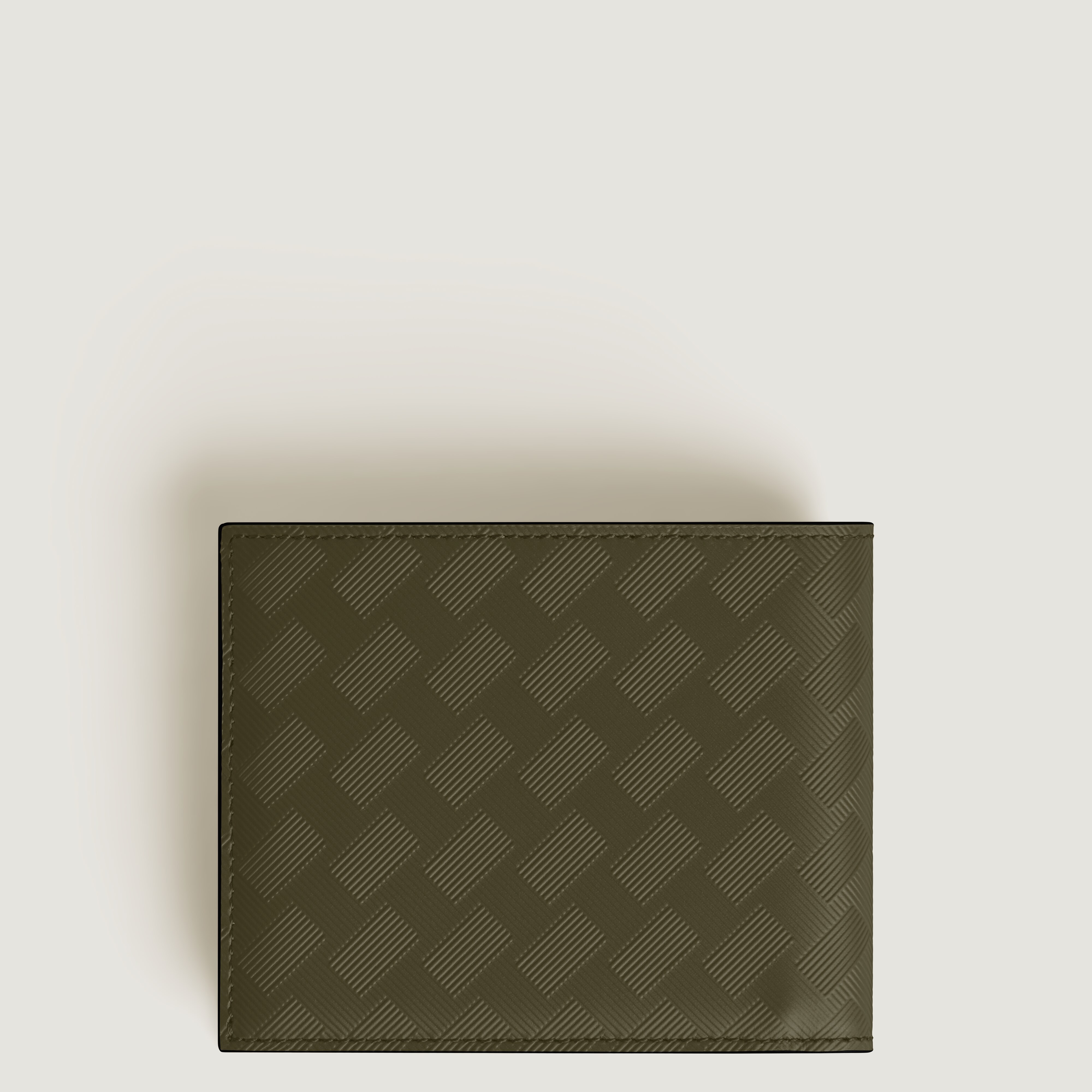  Montblanc - Brieftasche 6 Cc Aus Extreme Leder - Khaki - Leder - Mb221434 - Brieftaschen 