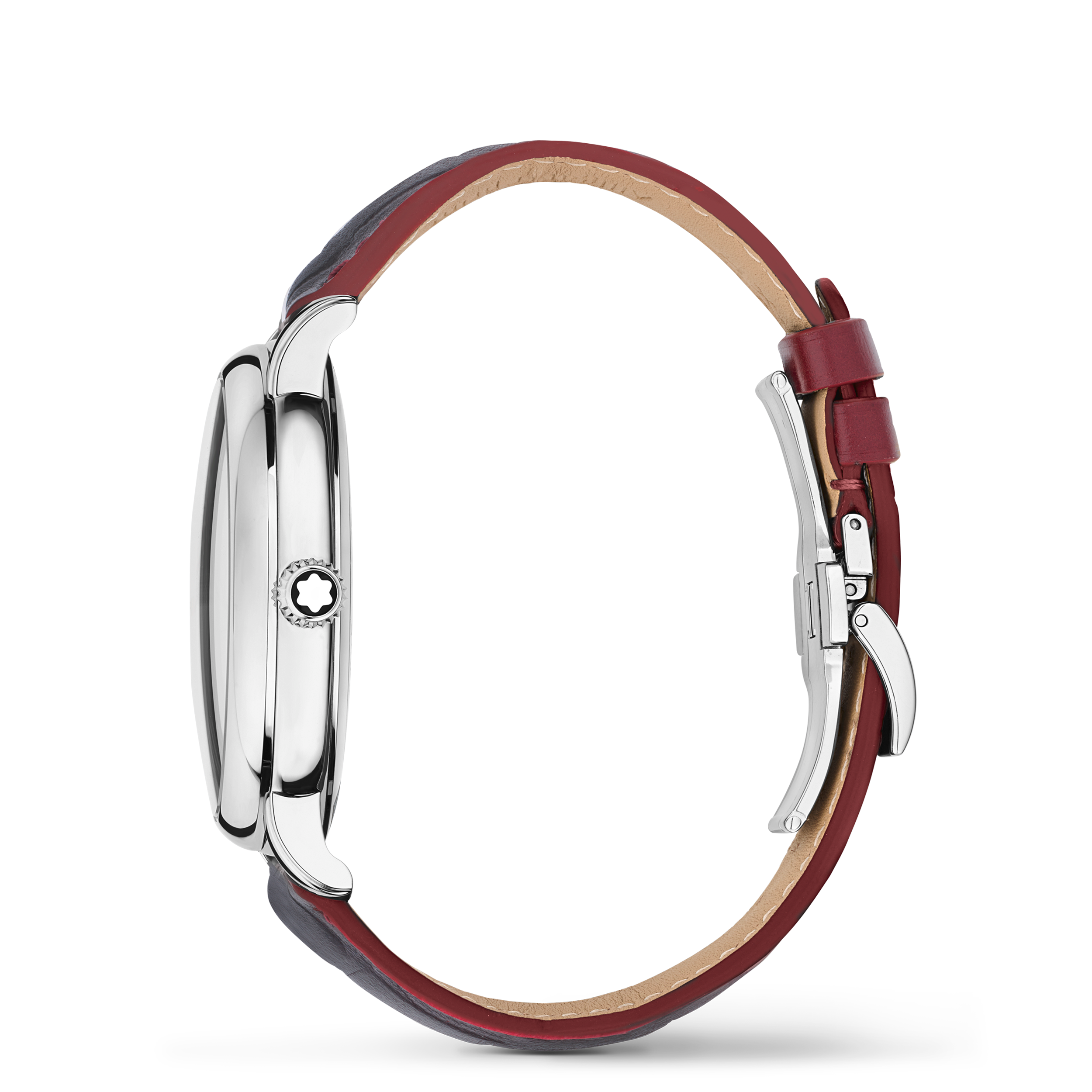  Montblanc - Montblanc Star Legacy Moonphase 42 Mm Edizione Limitata - 1786 Esemplari - Bordeaux - Acciaio - Mb133244 - Orologio 