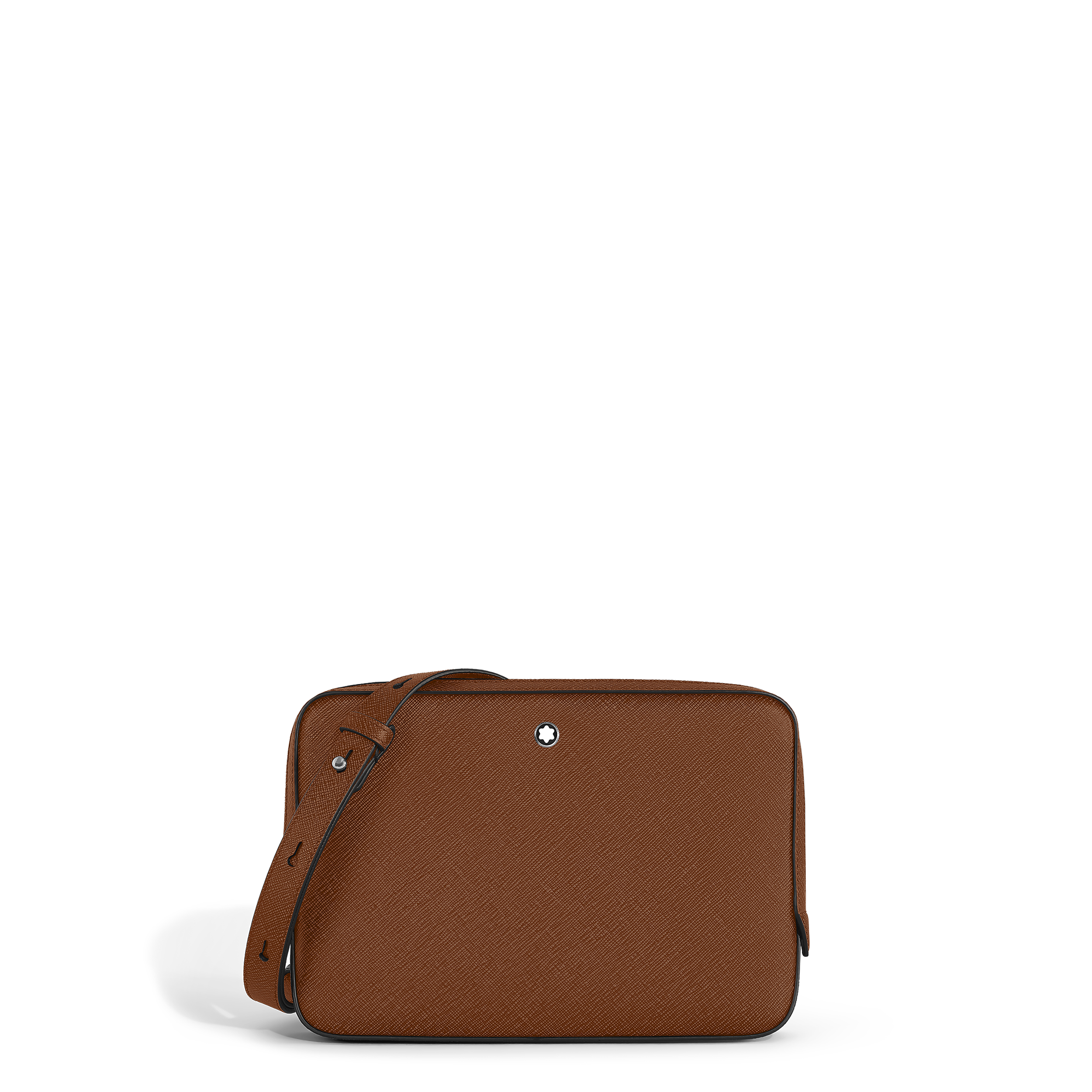  Montblanc - Borsa A Tracolla Piccola In Pelle Sartorial - Fulvo - Pellame - Mb220338 - Messenger Bag 