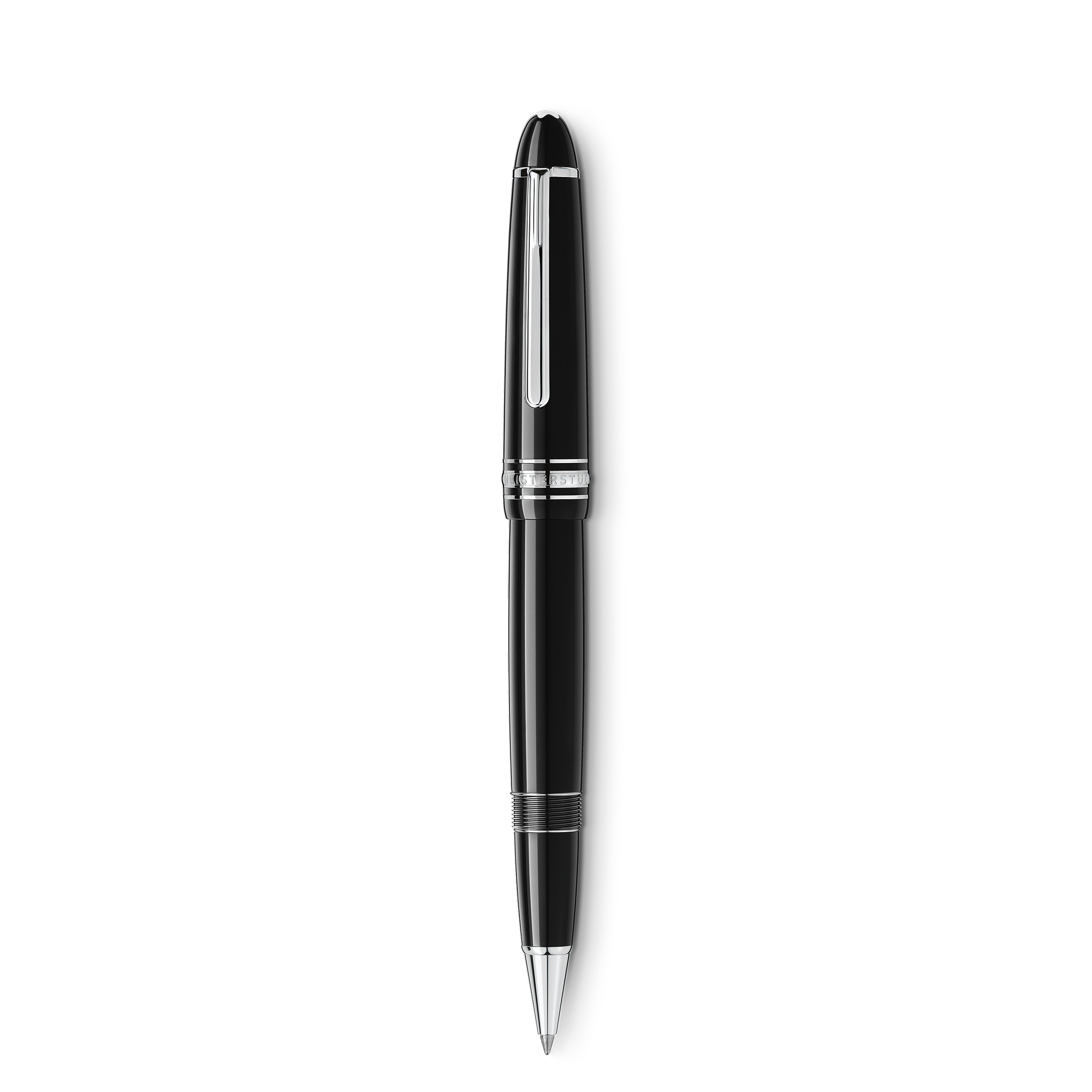 Montblanc - Meisterstück Platinum-Coated Legrand Rollerball - Precious Resin - Mb132451 - Rollerballs   Black