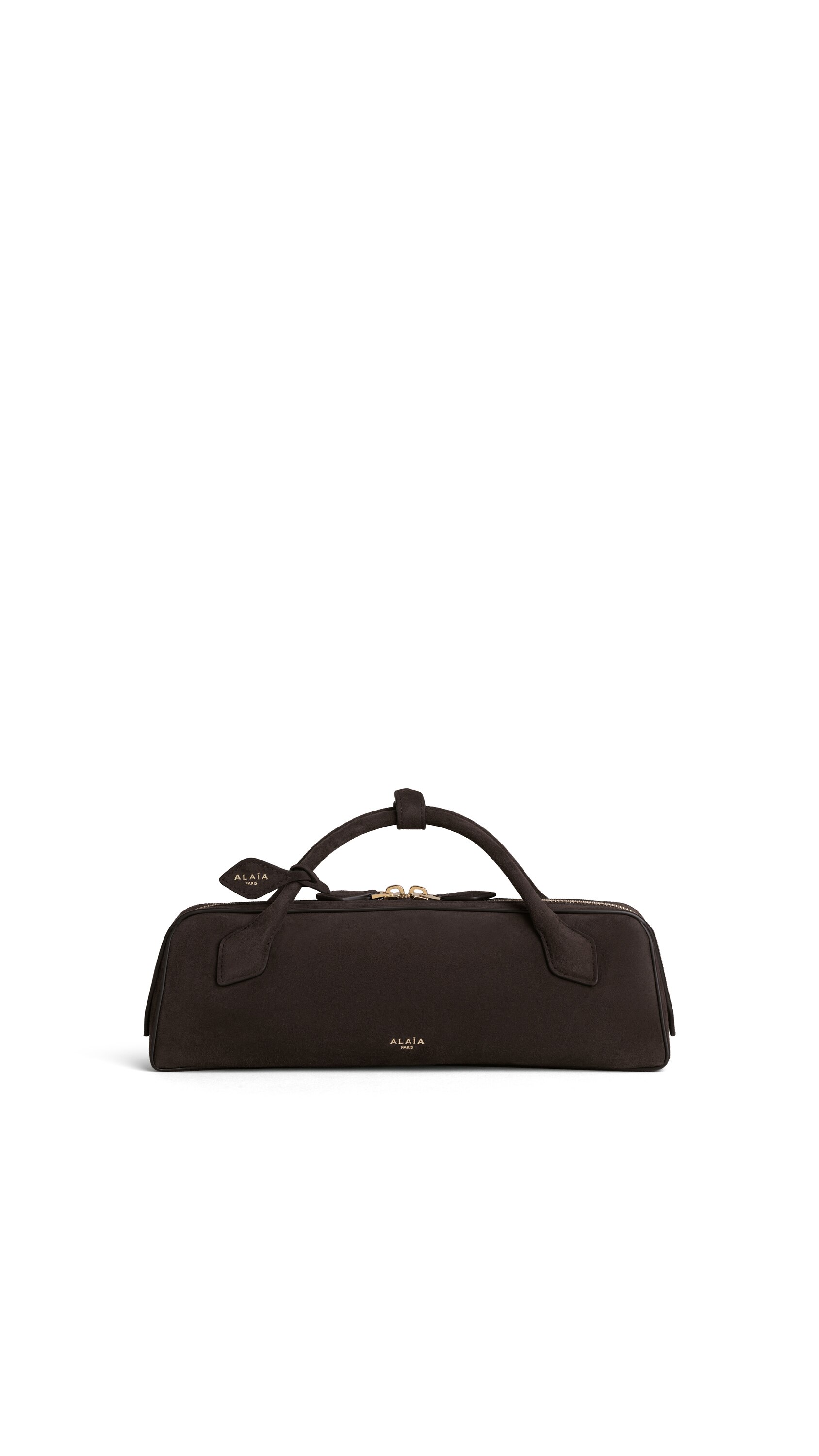ALAÏA | Pochette con manico Le Teckel marrone scuro | Donna | PZ - Immagine 4