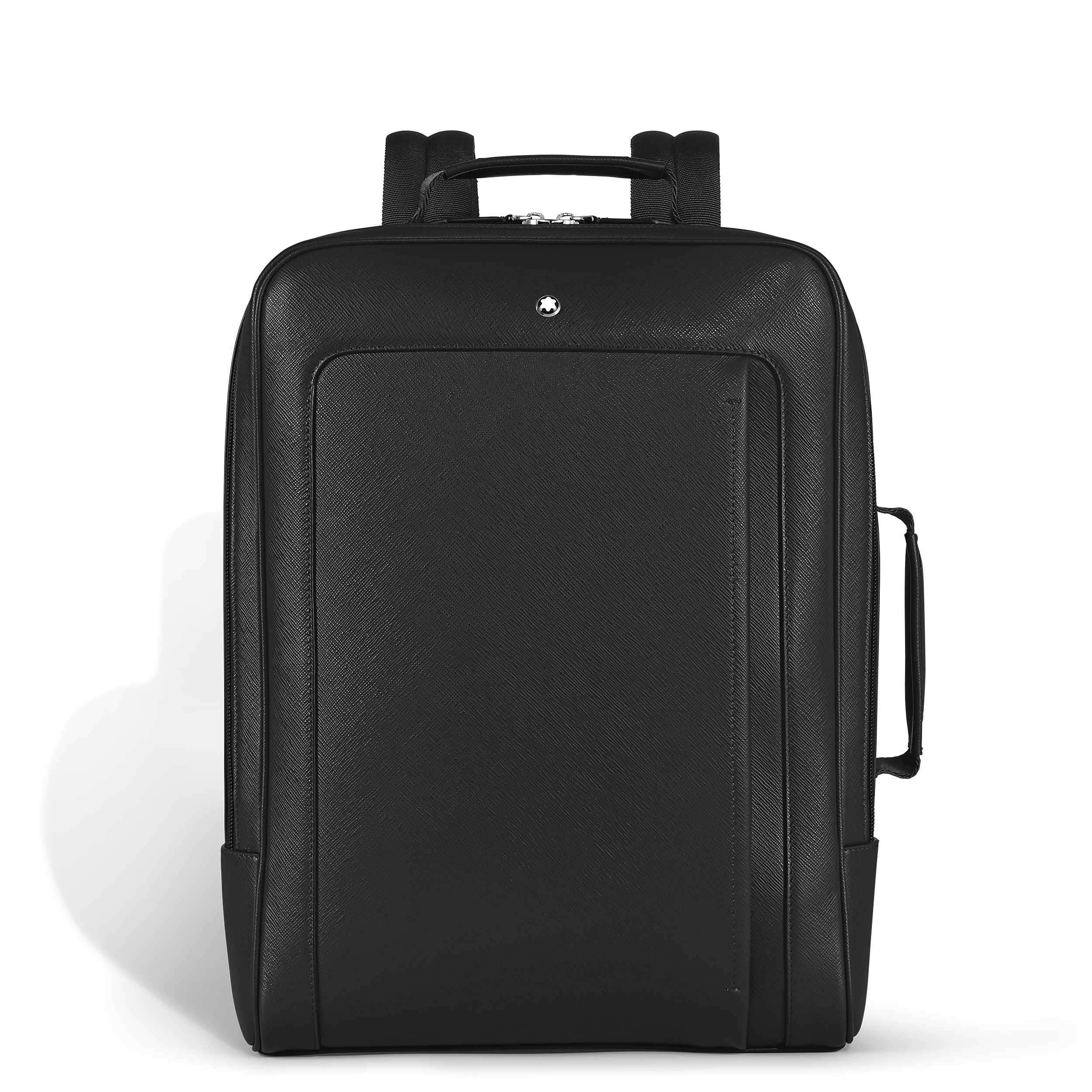 Montblanc - Companion Rectangular Backpack - Leather - Mb221550 - Backpacks   Black