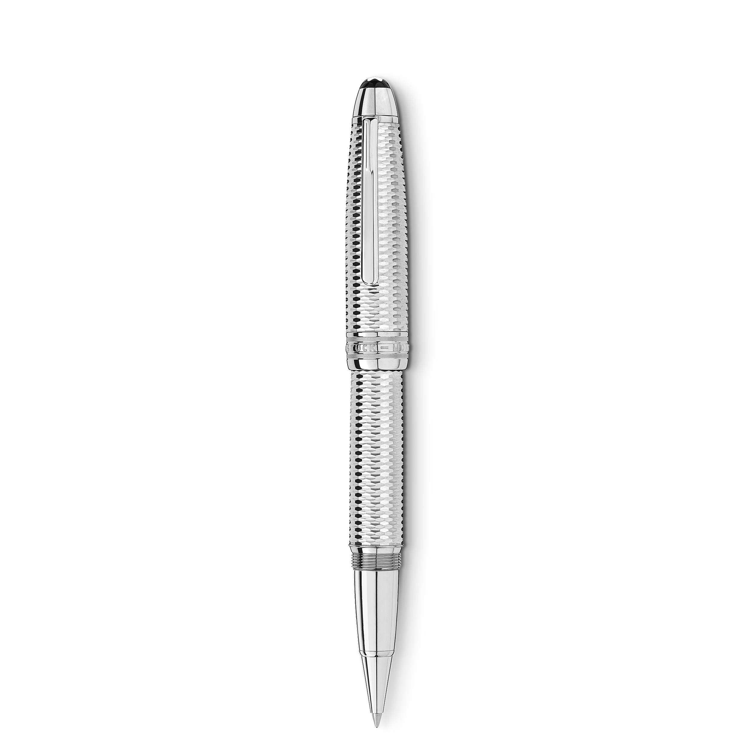 Montblanc - Meisterstück Geometry Solitaire Legrand Rollerball - Metal - Mb132129 - Rollerballs   Platinum