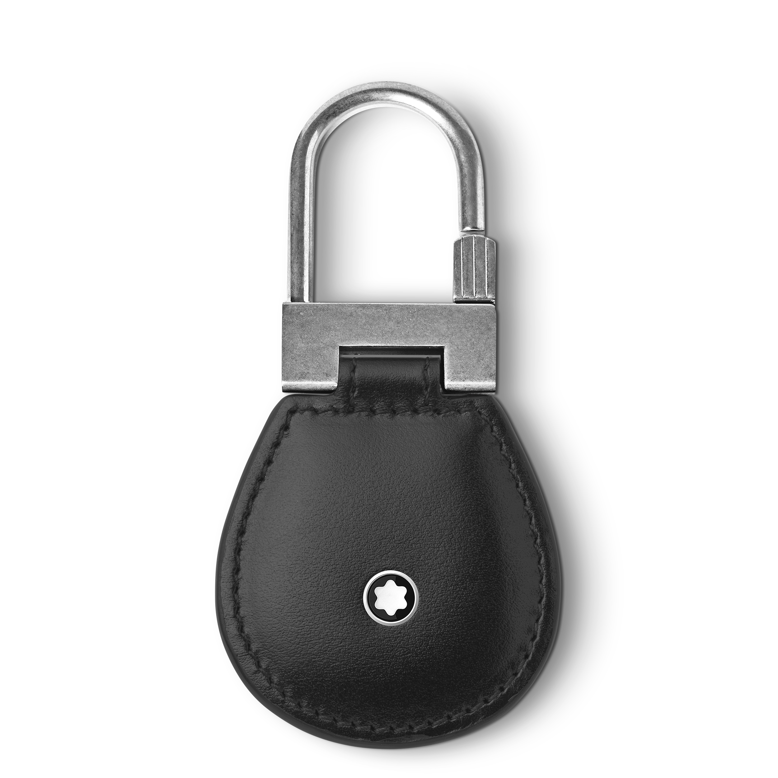 Montblanc - Key Holder In Meisterstück Leather - Leather - Mb198342 - Key Rings & Key Cases   Black